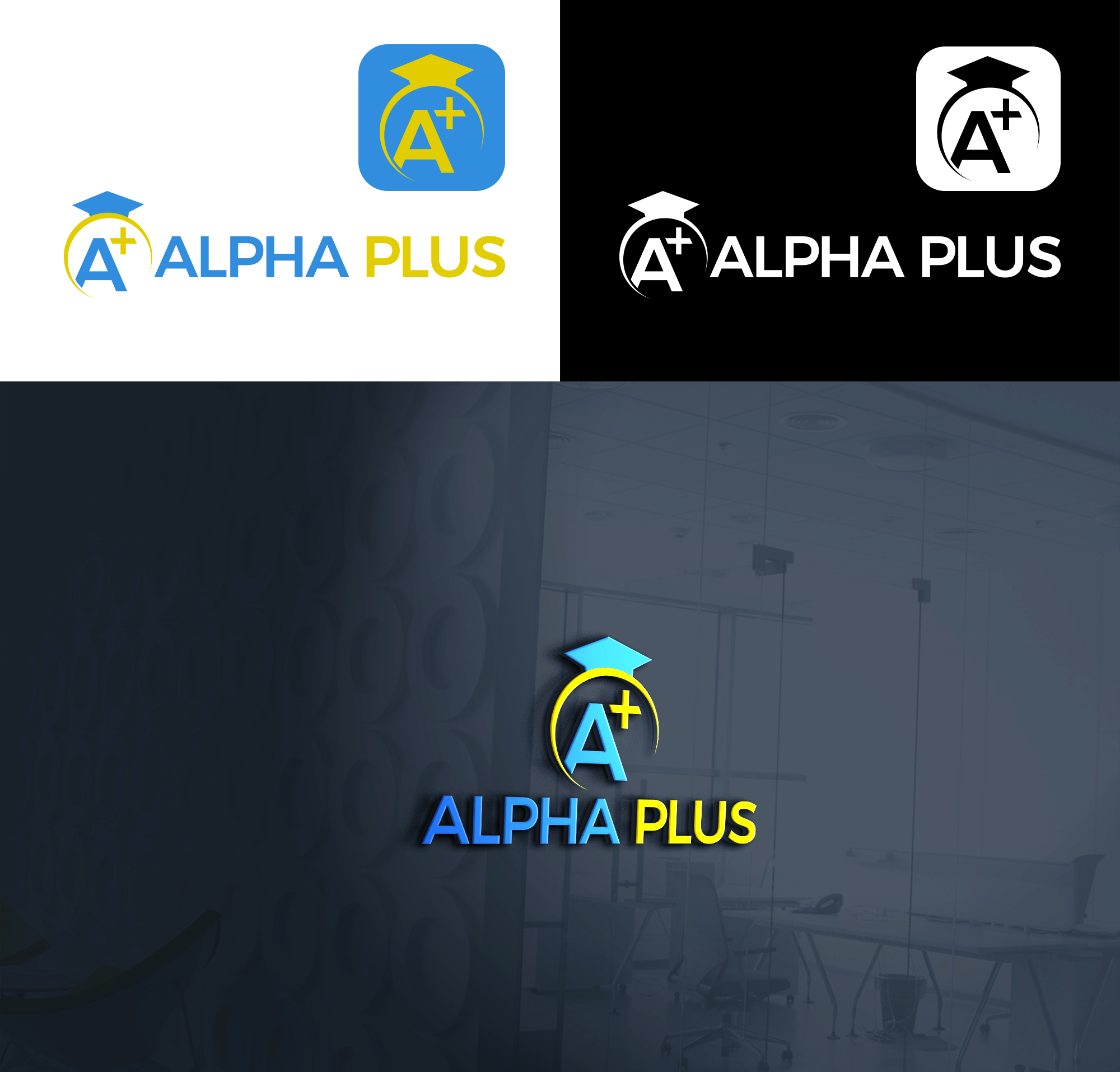 Logo-Design von RA-bica für Alpha Plus | Design #32245601
