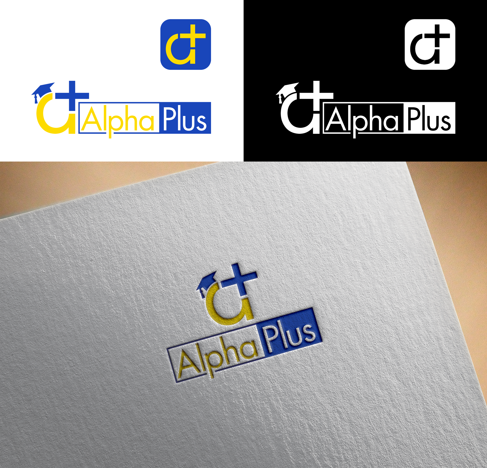 Diseño de Logo por RA-bica para Alpha Plus | Diseño #32245604