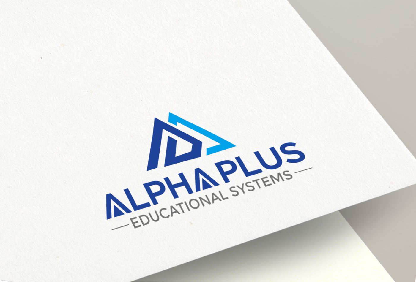Logo Design for Alpha Plus as well as a new 
