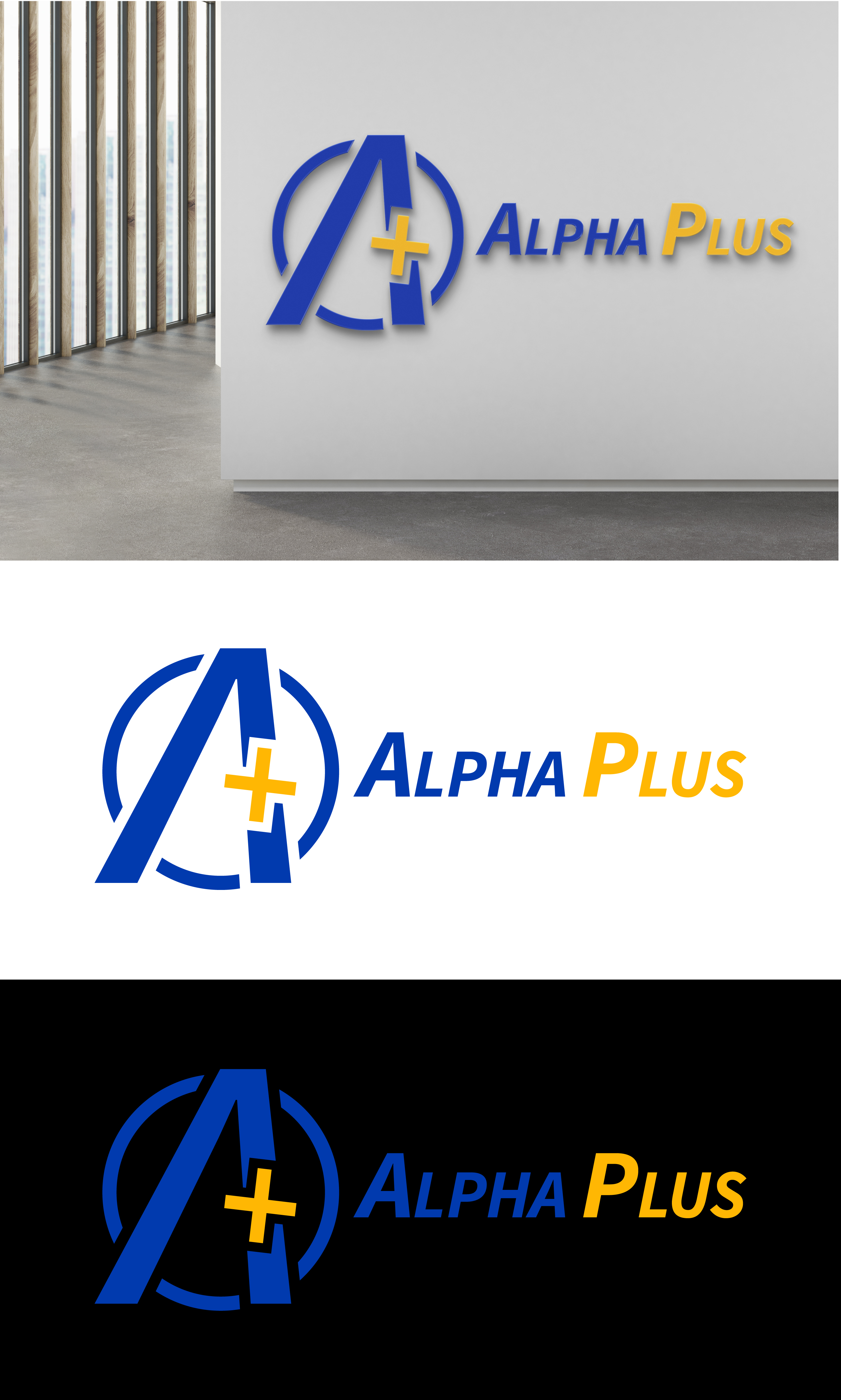 Logo Design by AKTech for Alpha Plus | Design #32260089
