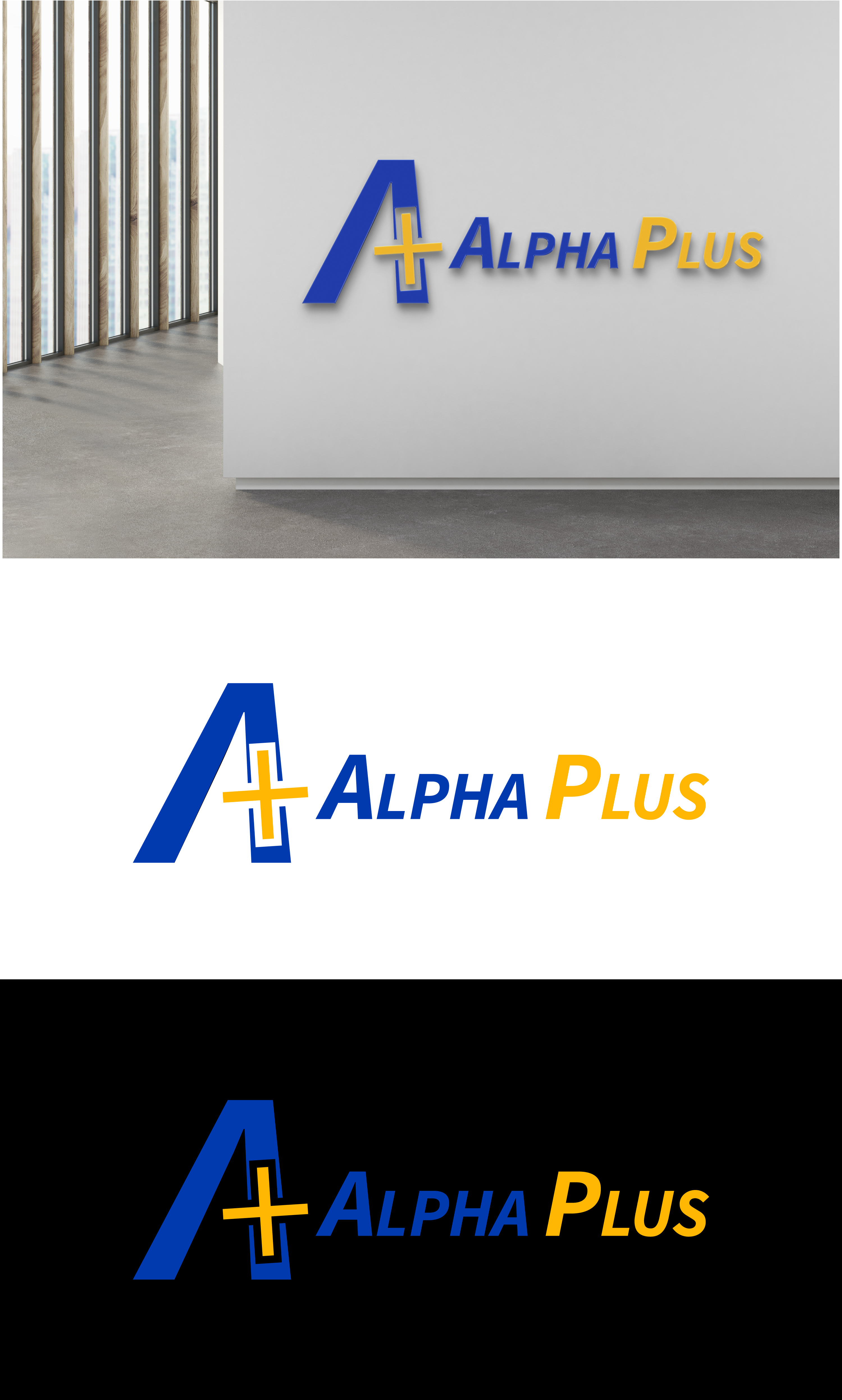 Logo Design by AKTech for Alpha Plus | Design #32260429