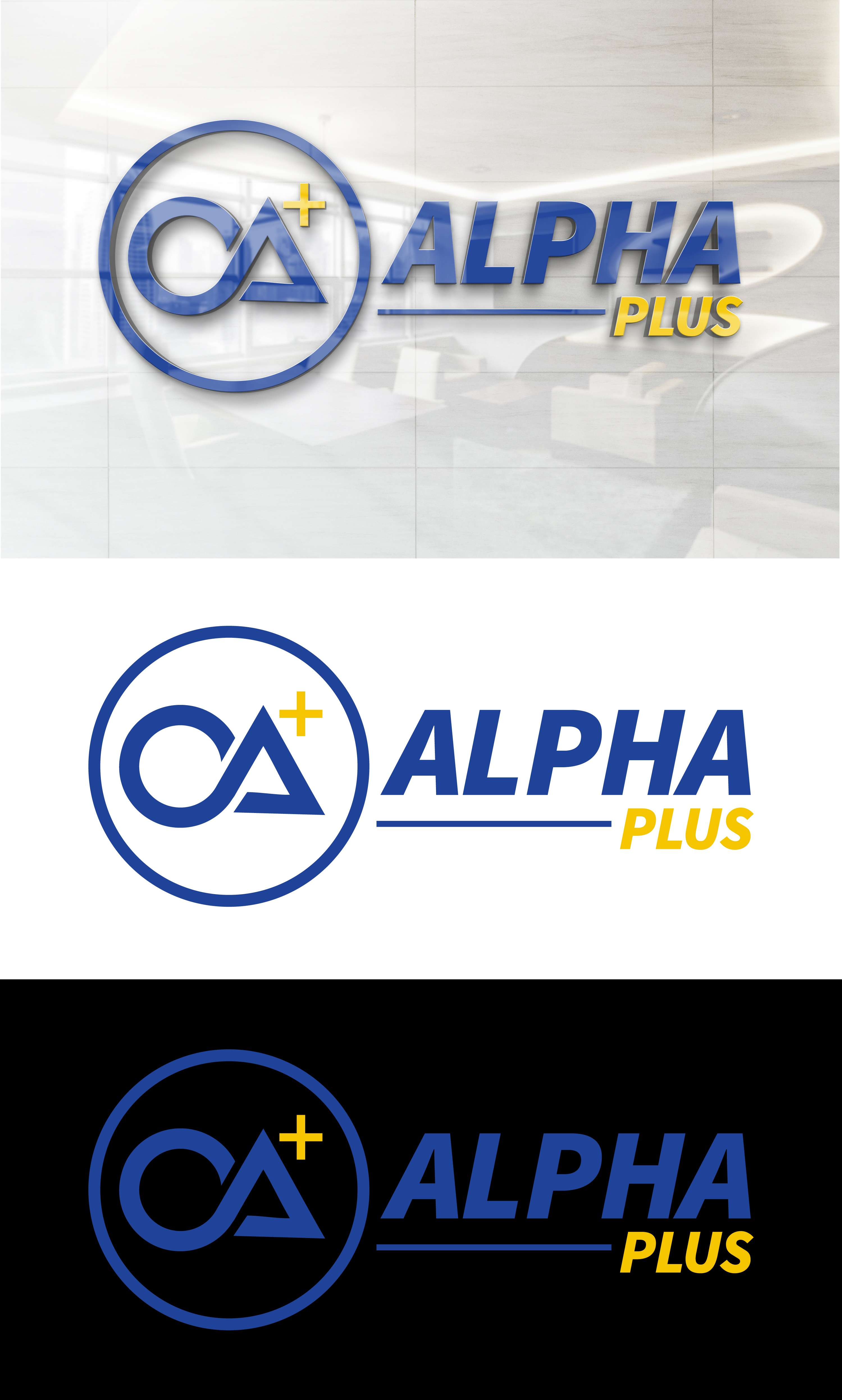 Logo Design by AKTech for Alpha Plus | Design #32269087