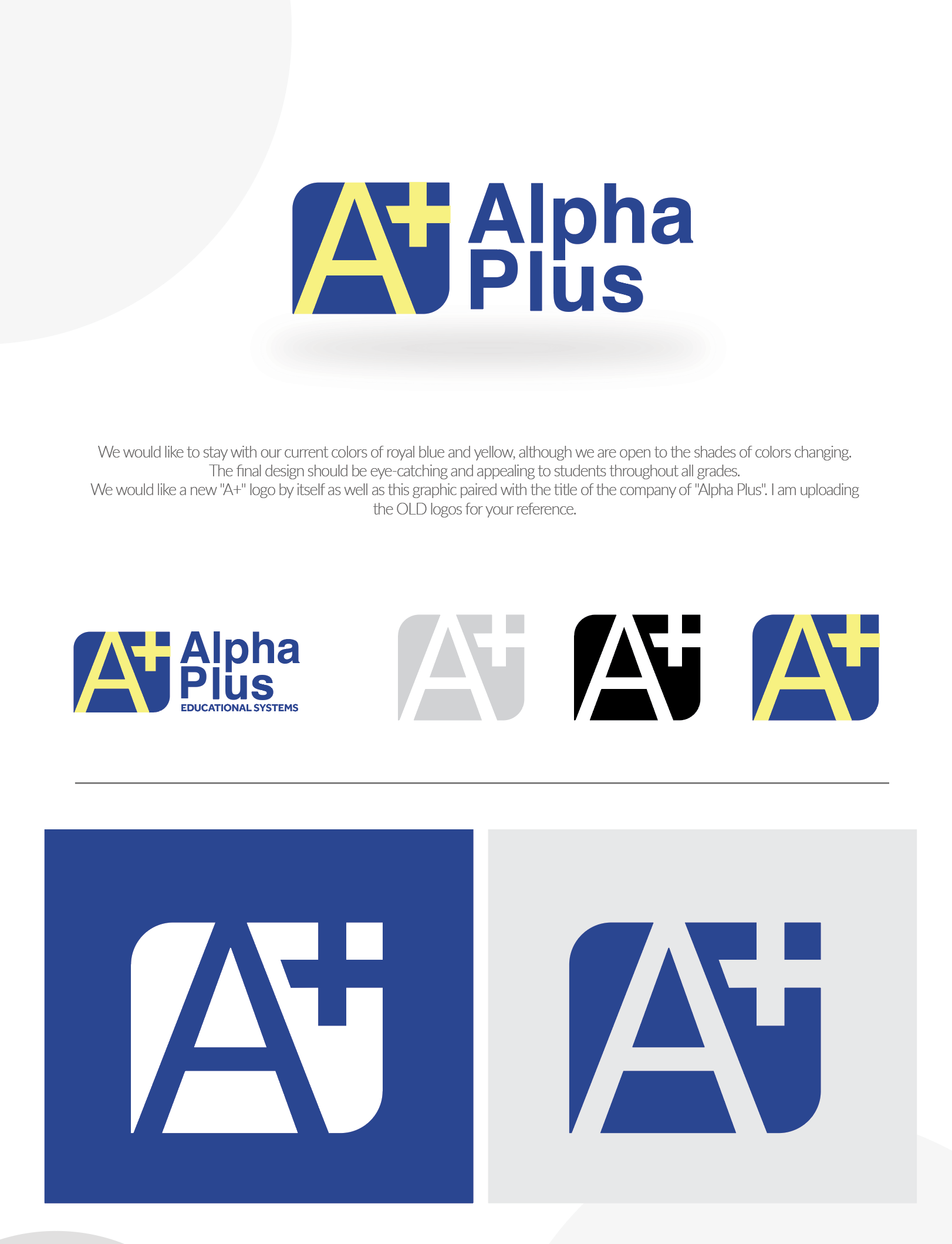 Logo Design by Design Republic for Alpha Plus | Design #32245148