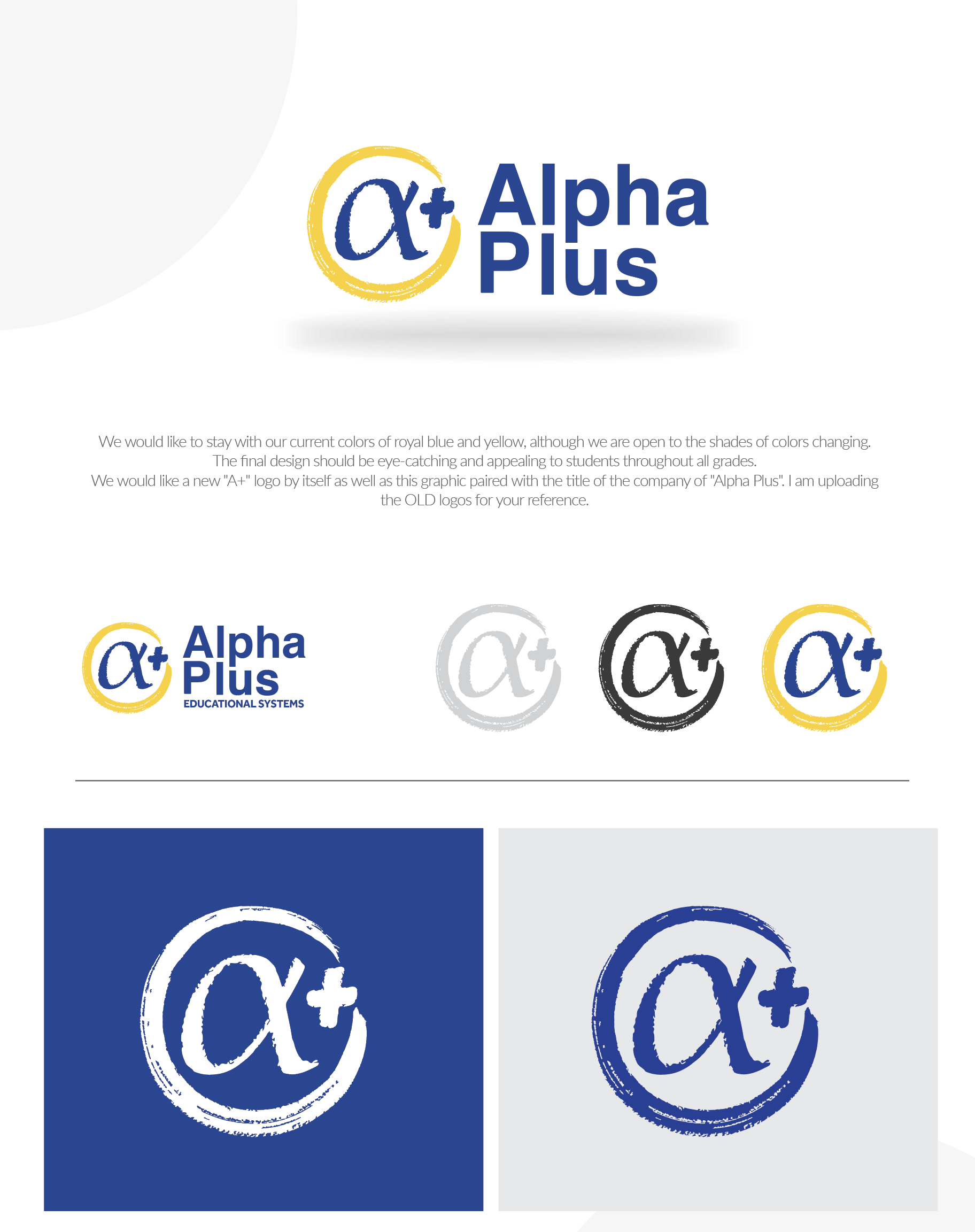 Logo Design by Design Republic for Alpha Plus | Design #32259684