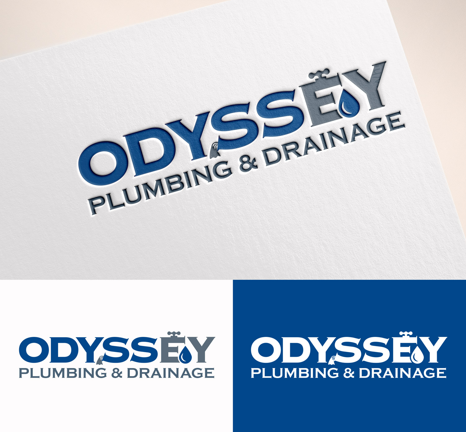 Diseño de Logo por M Art & Design para ODYSSEY PLUMBING & DRAINAGE | Diseño #32244290