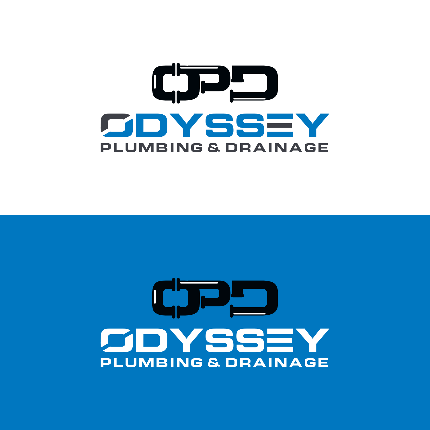 Logo-Design von cah awu für ODYSSEY PLUMBING & DRAINAGE | Design #32243663