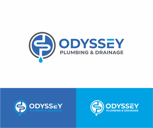 Logo Design by Lyloki for ODYSSEY PLUMBING & DRAINAGE | Design: #32246589