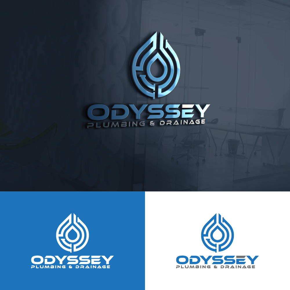 Logo Design by design wae for ODYSSEY PLUMBING & DRAINAGE | Design #32244488