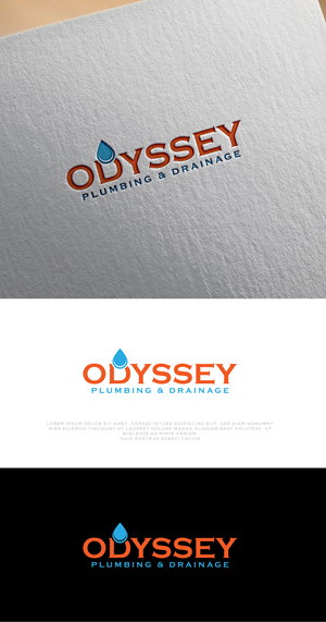 Diseño de Logo por uzzal100 para ODYSSEY PLUMBING & DRAINAGE | Diseño #32244250