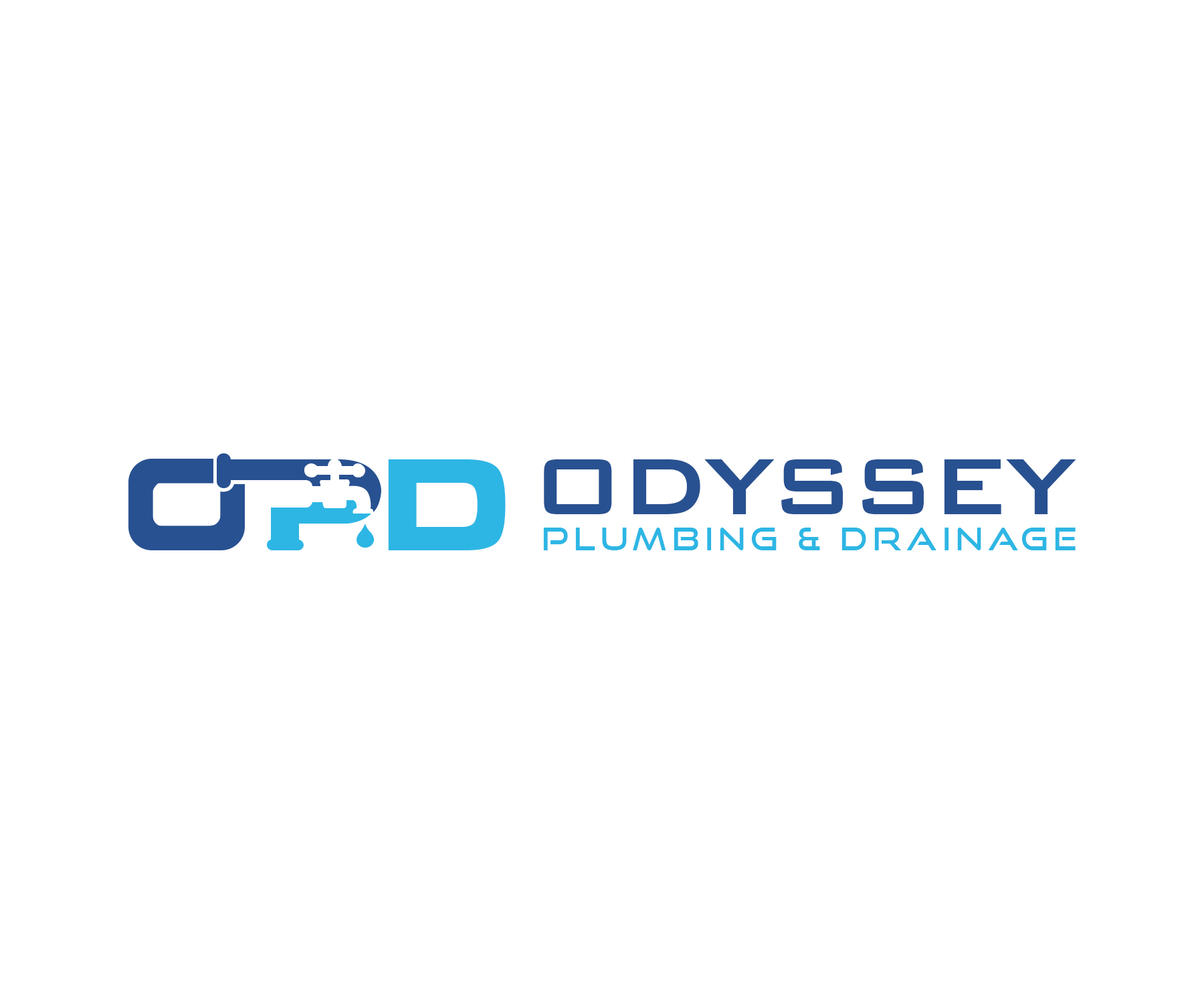 Logo Design by Liinart for ODYSSEY PLUMBING & DRAINAGE | Design #32248869