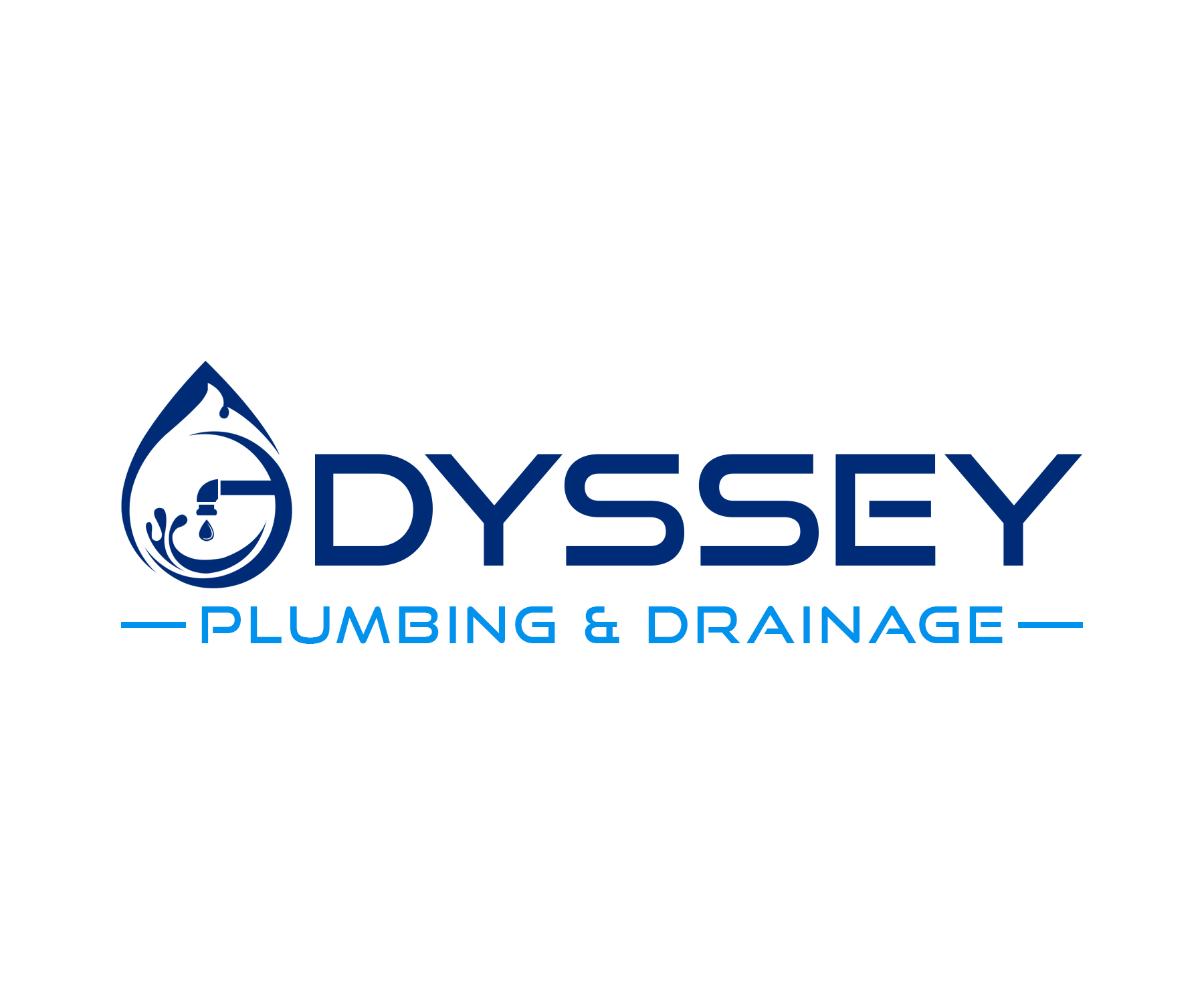 Diseño de Logo por Sanjana Eti art para ODYSSEY PLUMBING & DRAINAGE | Diseño #32255576