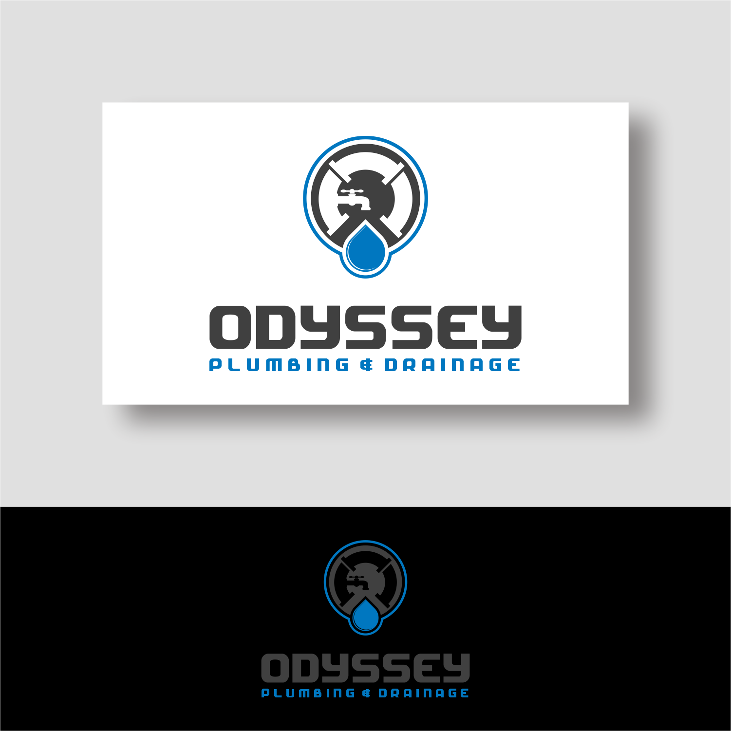 Logo-Design von ganesaputu für ODYSSEY PLUMBING & DRAINAGE | Design #32243894
