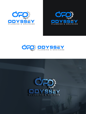 Diseño de Logo por AL-BARAKAH para ODYSSEY PLUMBING & DRAINAGE | Diseño: #32268481