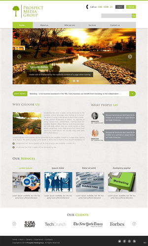 Web Design by pb for this project | Design: #3107067