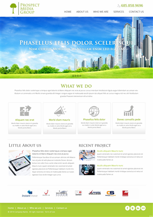 Web Design by pb for this project | Design: #3107083