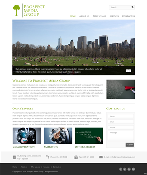 Web Design by pb for this project | Design: #3107084