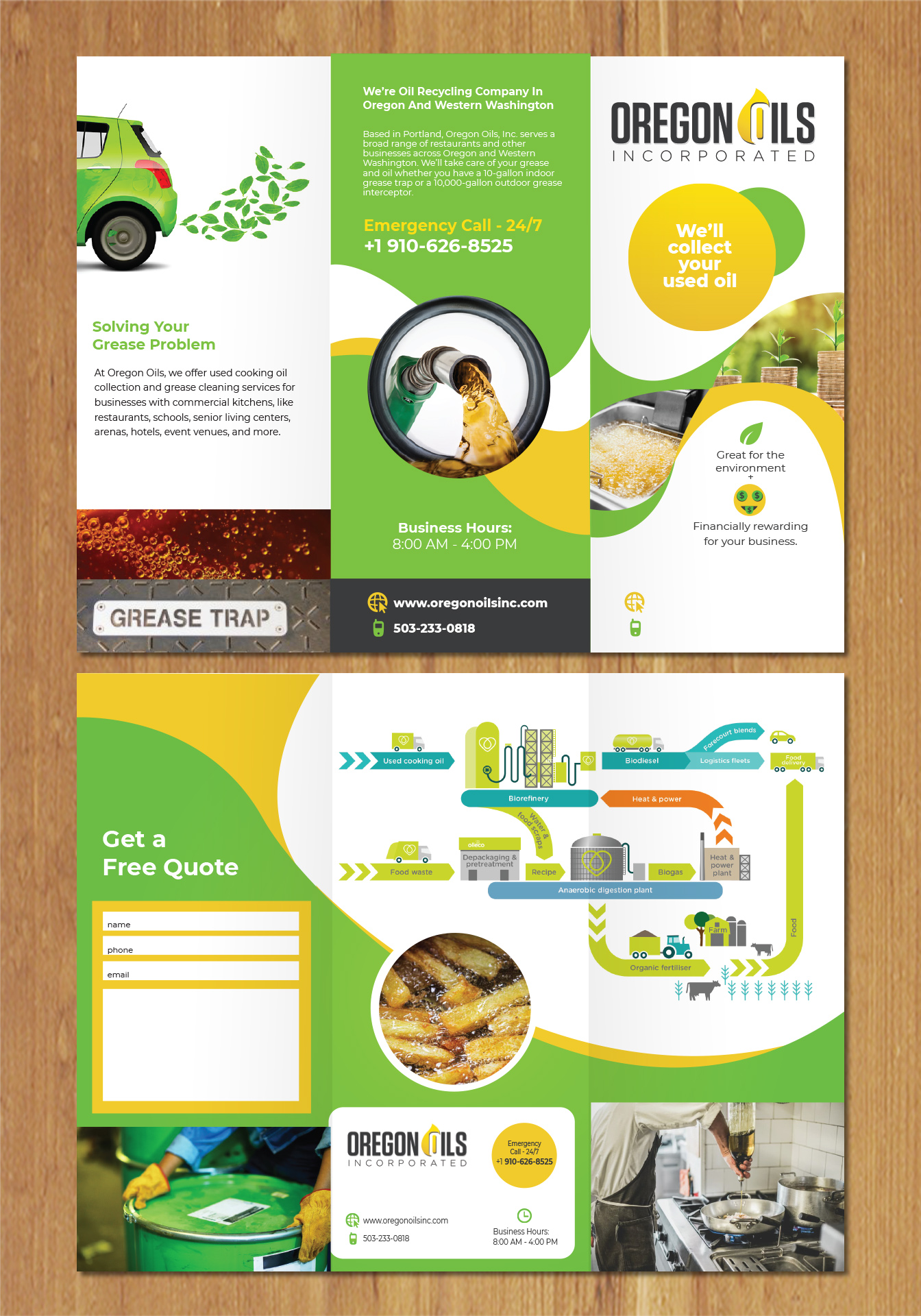 Flyer-Design von MNM für Oregon Oils, Inc. | Design #32250724