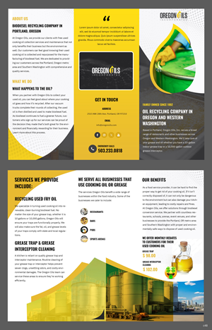 Flyer Design by pb for Oregon Oils, Inc. | Design: #32264498