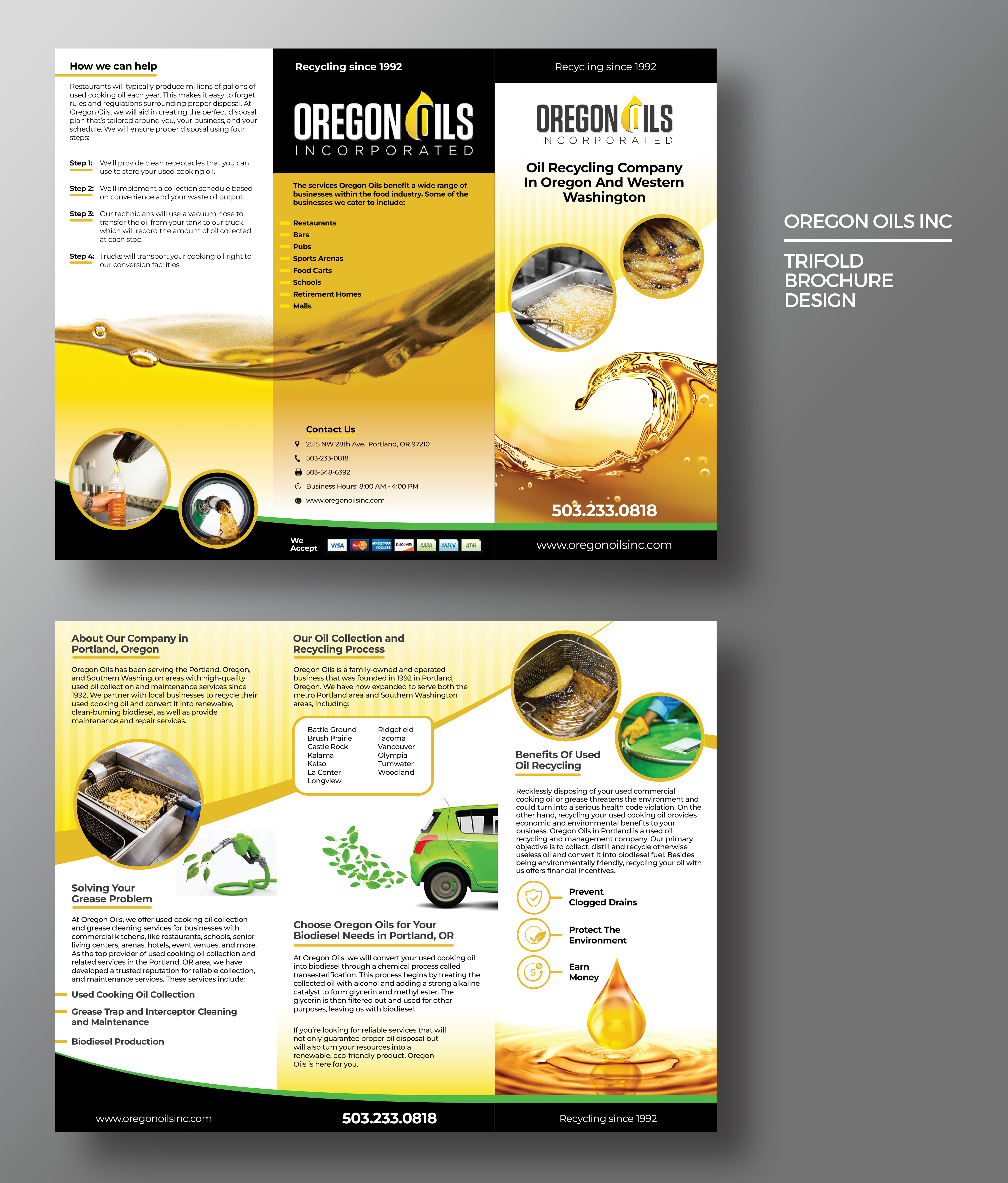 Diseño de Flyer por Impressive Sol para Oregon Oils, Inc. | Diseño #32291262