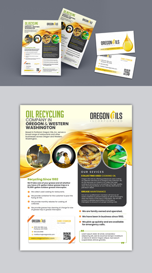 Flyer Design by debdesign for Oregon Oils, Inc. | Design: #32255361
