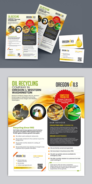 Flyer Design by debdesign for Oregon Oils, Inc. | Design: #32259606