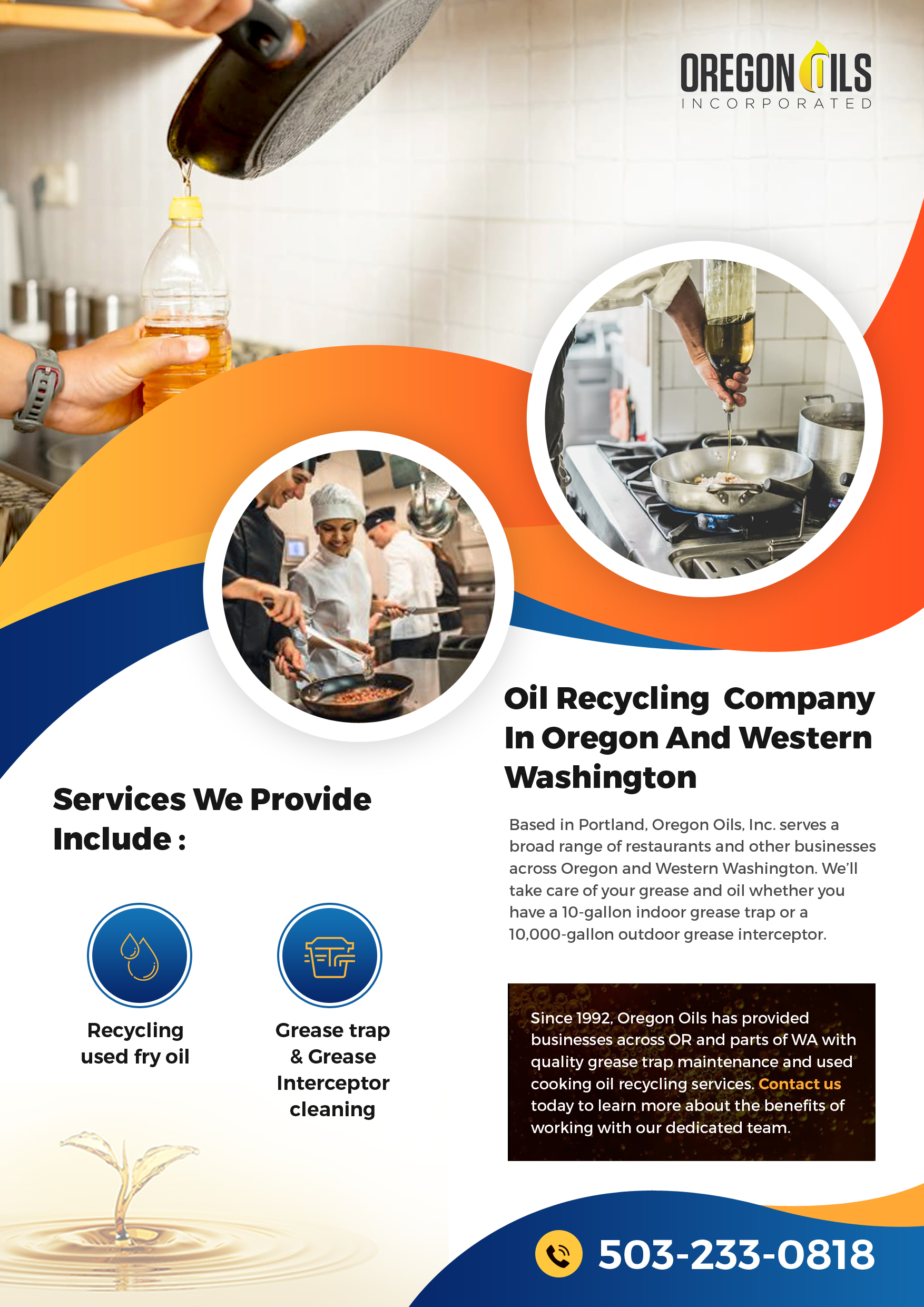 Flyer Design by webeezine for Oregon Oils, Inc. | Design #32261650