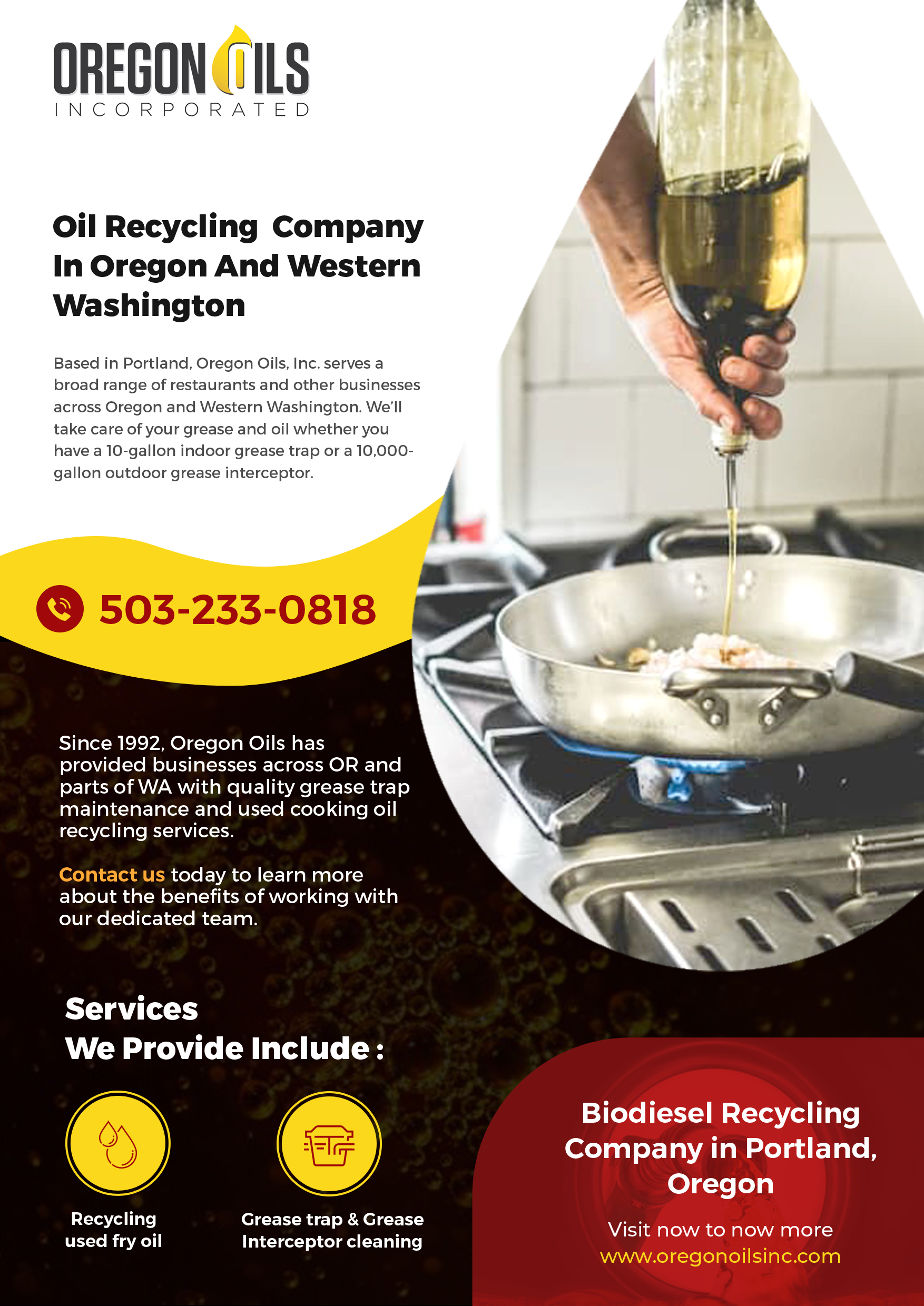 Flyer Design by webeezine for Oregon Oils, Inc. | Design #32261651