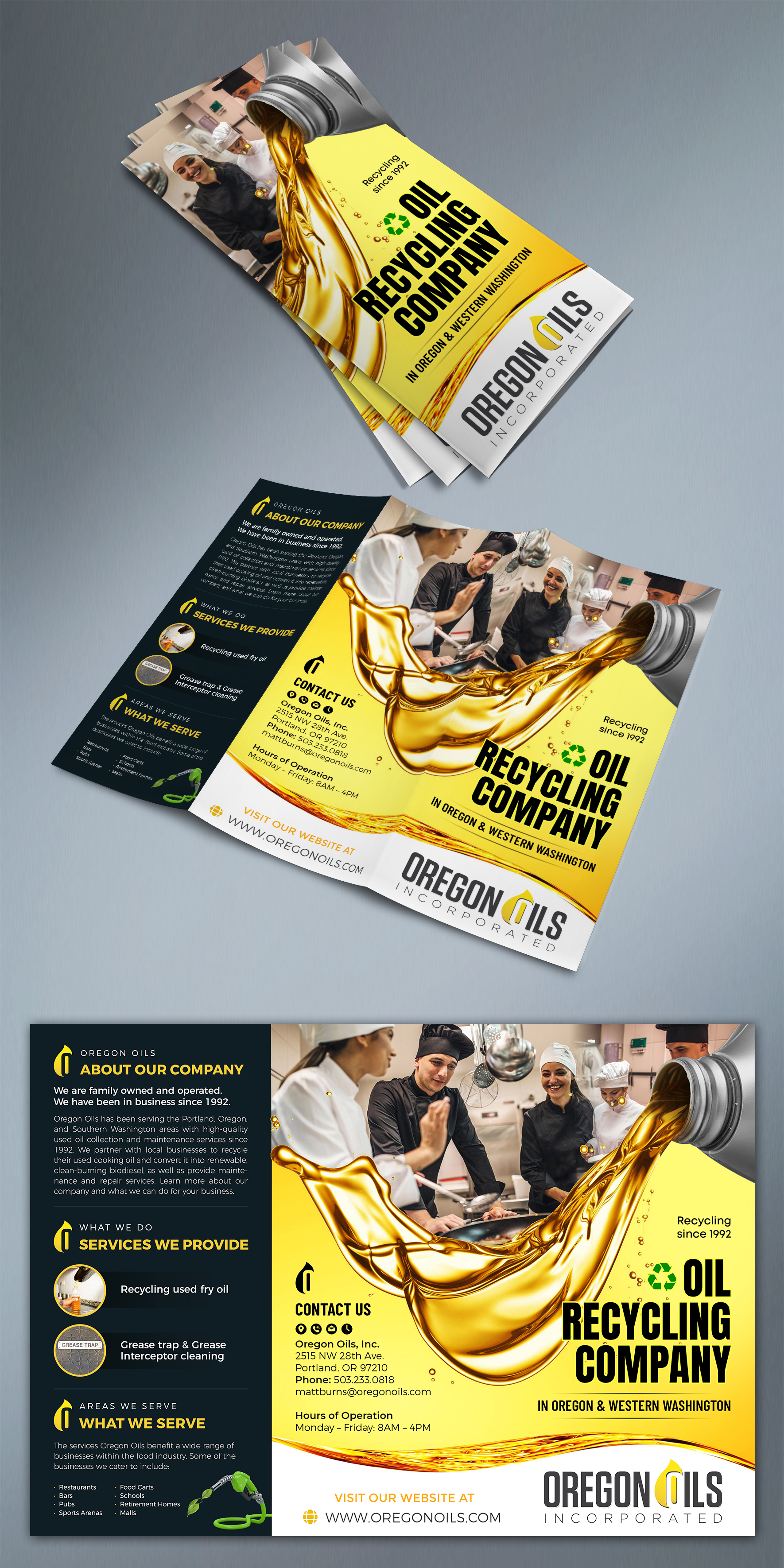 Flyer Design by SAI DESIGNS for Oregon Oils, Inc. | Design #32268814