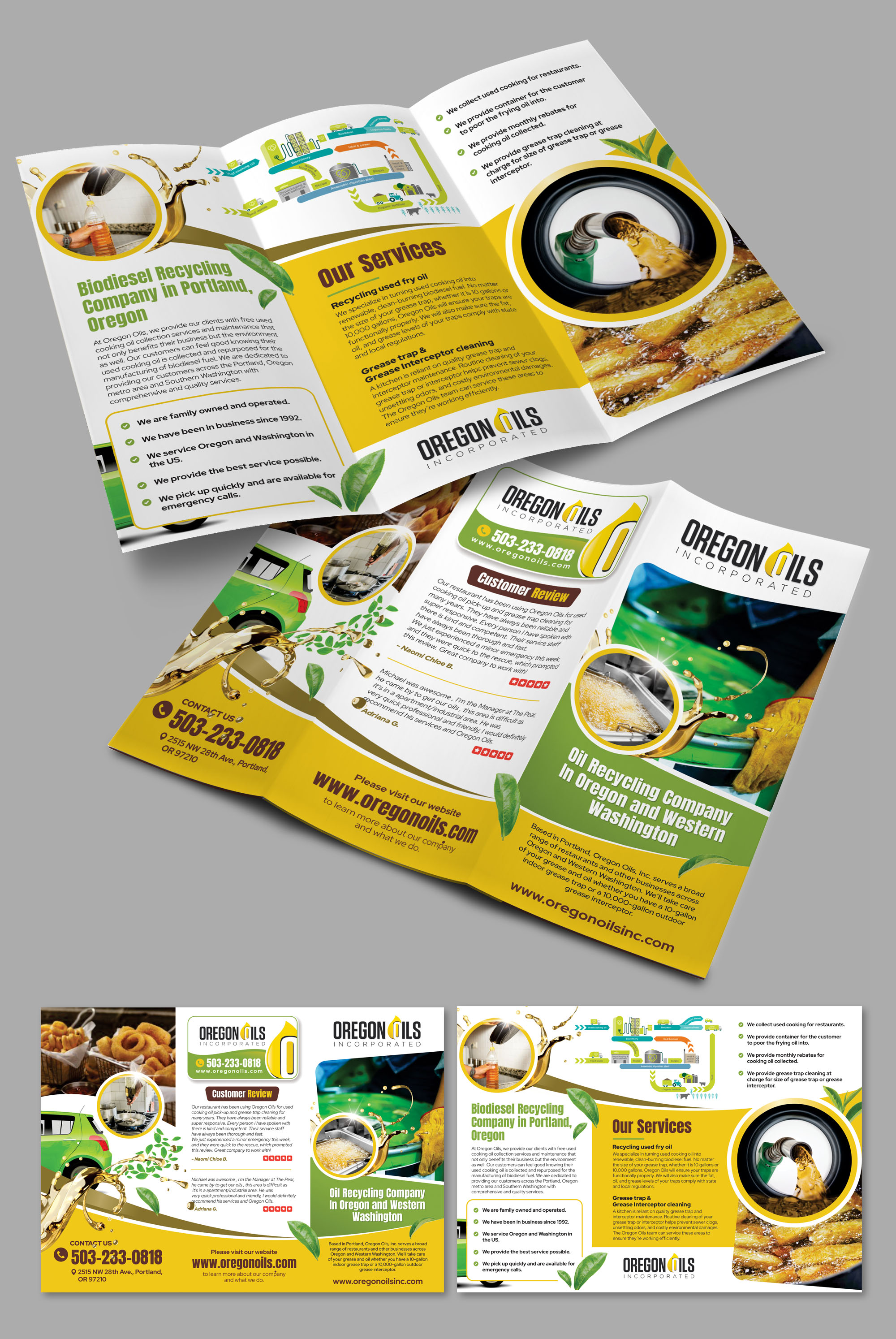 Flyer Design by Dzhafir for Oregon Oils, Inc. | Design #32263416