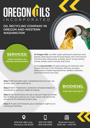 Flyer Design by Ana 15 for Oregon Oils, Inc. | Design: #32269252
