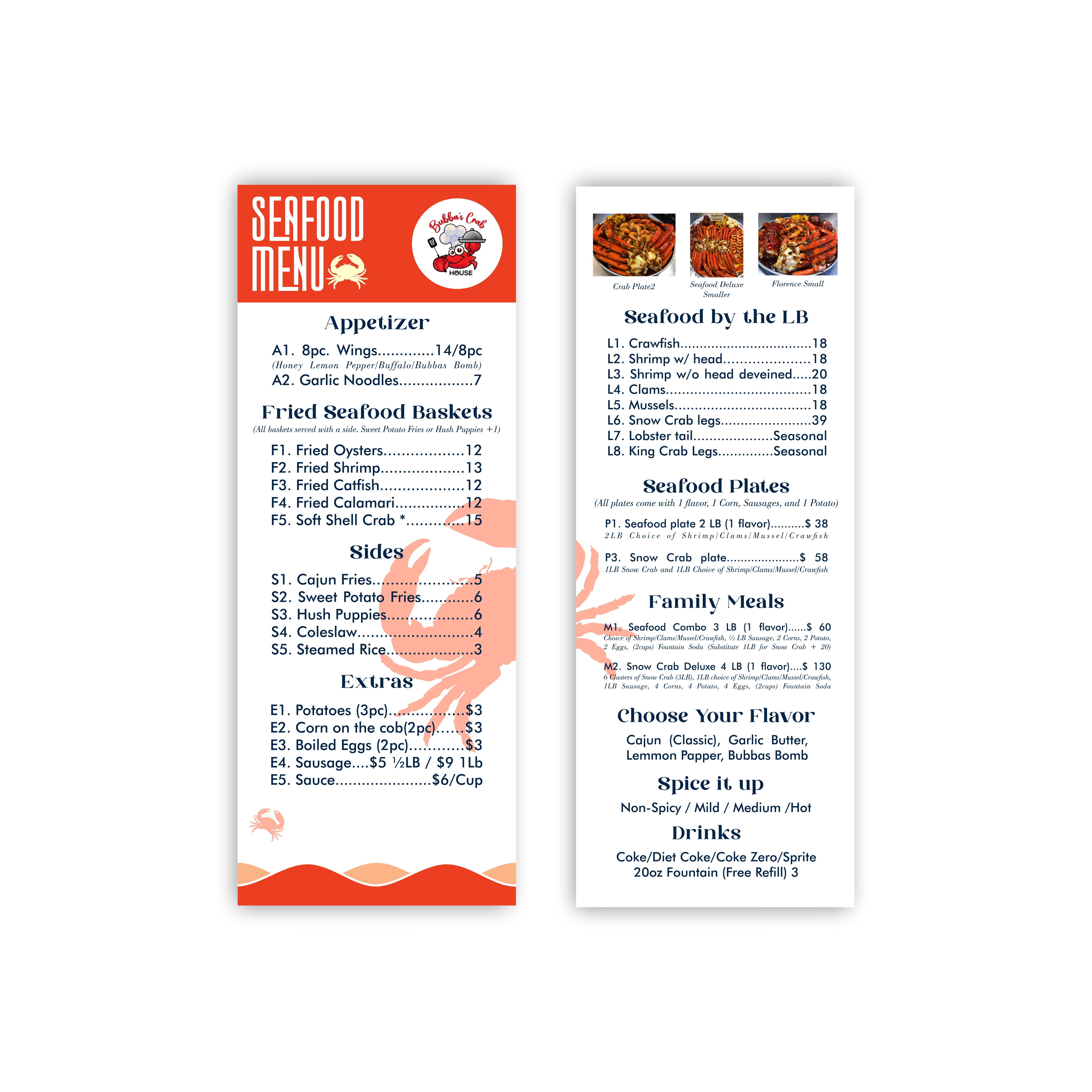 Diseño de Menú por Rubye Cool para este proyecto | Diseño #32278637