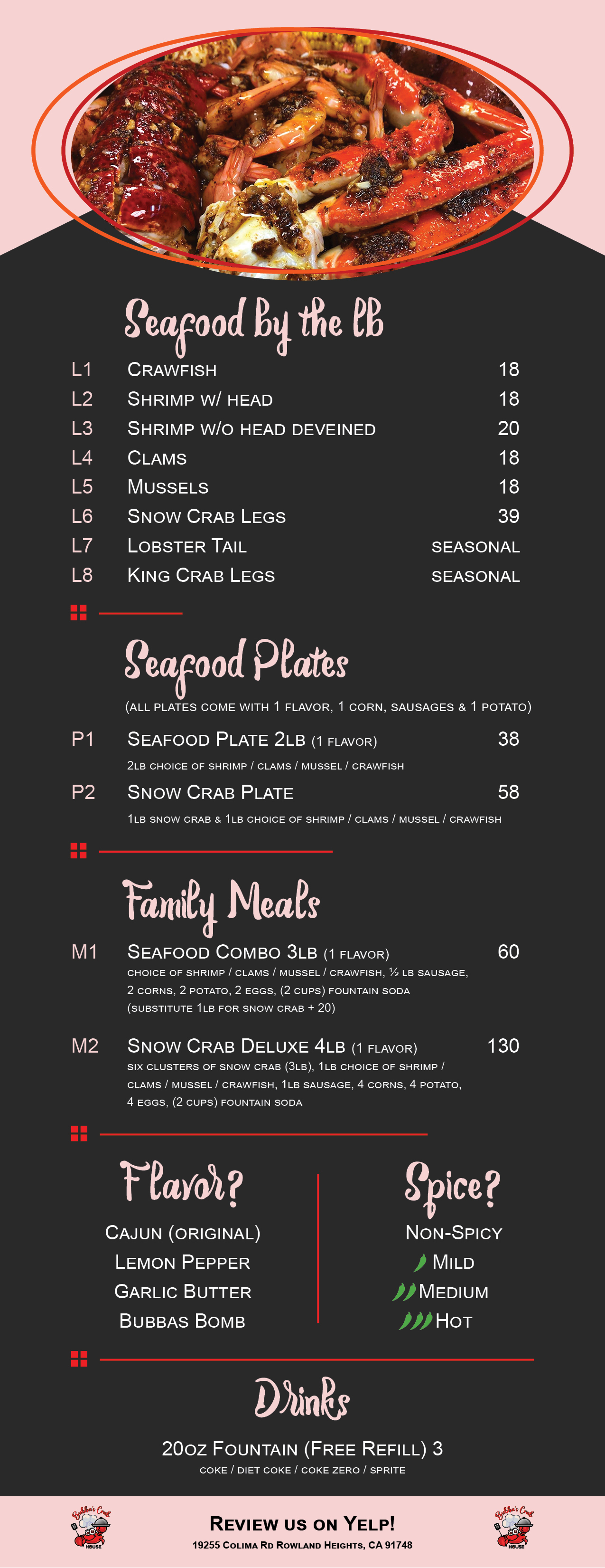 Diseño de Menú por Nina Bain para este proyecto | Diseño #32271774