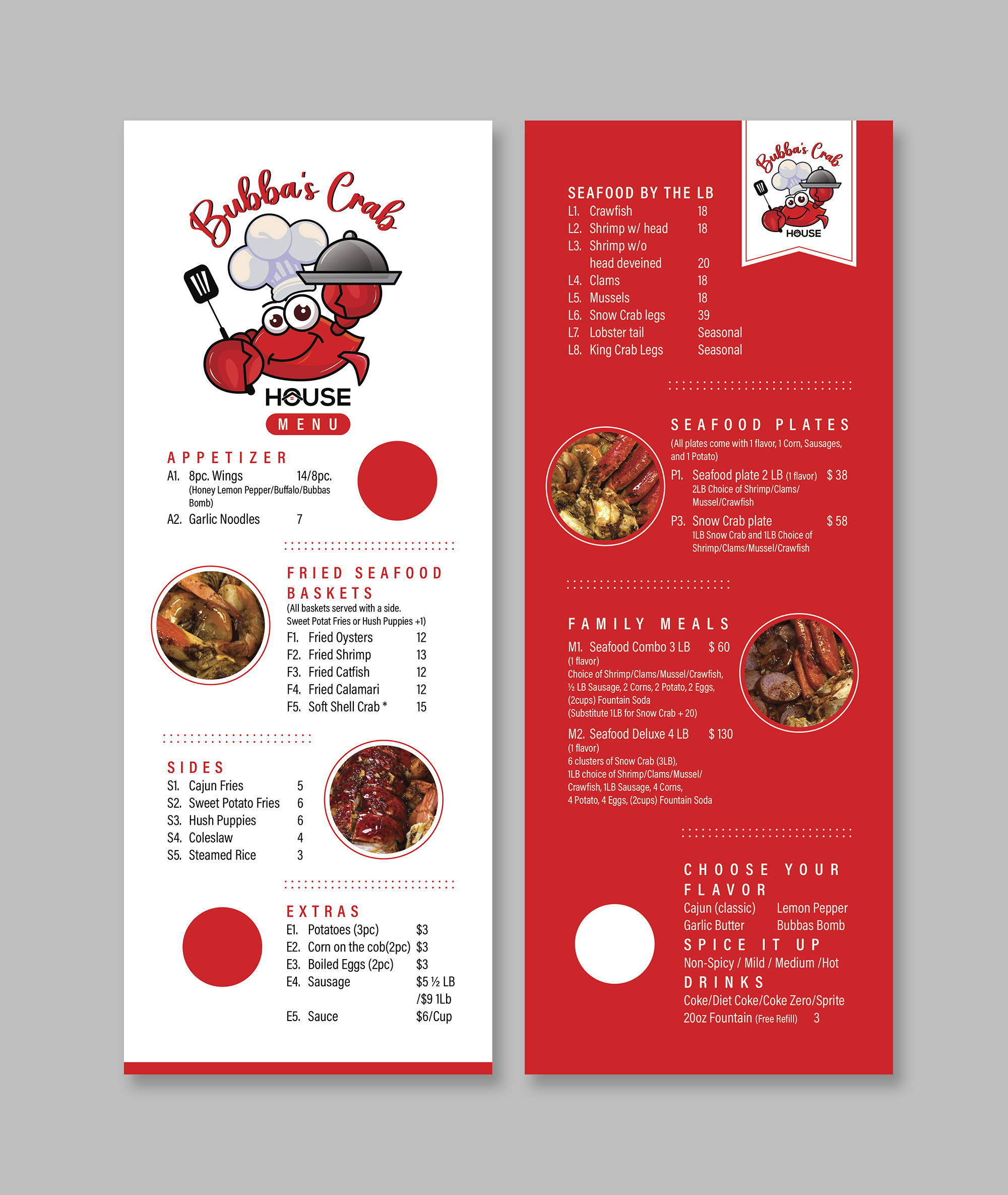 Diseño de Menú por atularts para este proyecto | Diseño #32273136