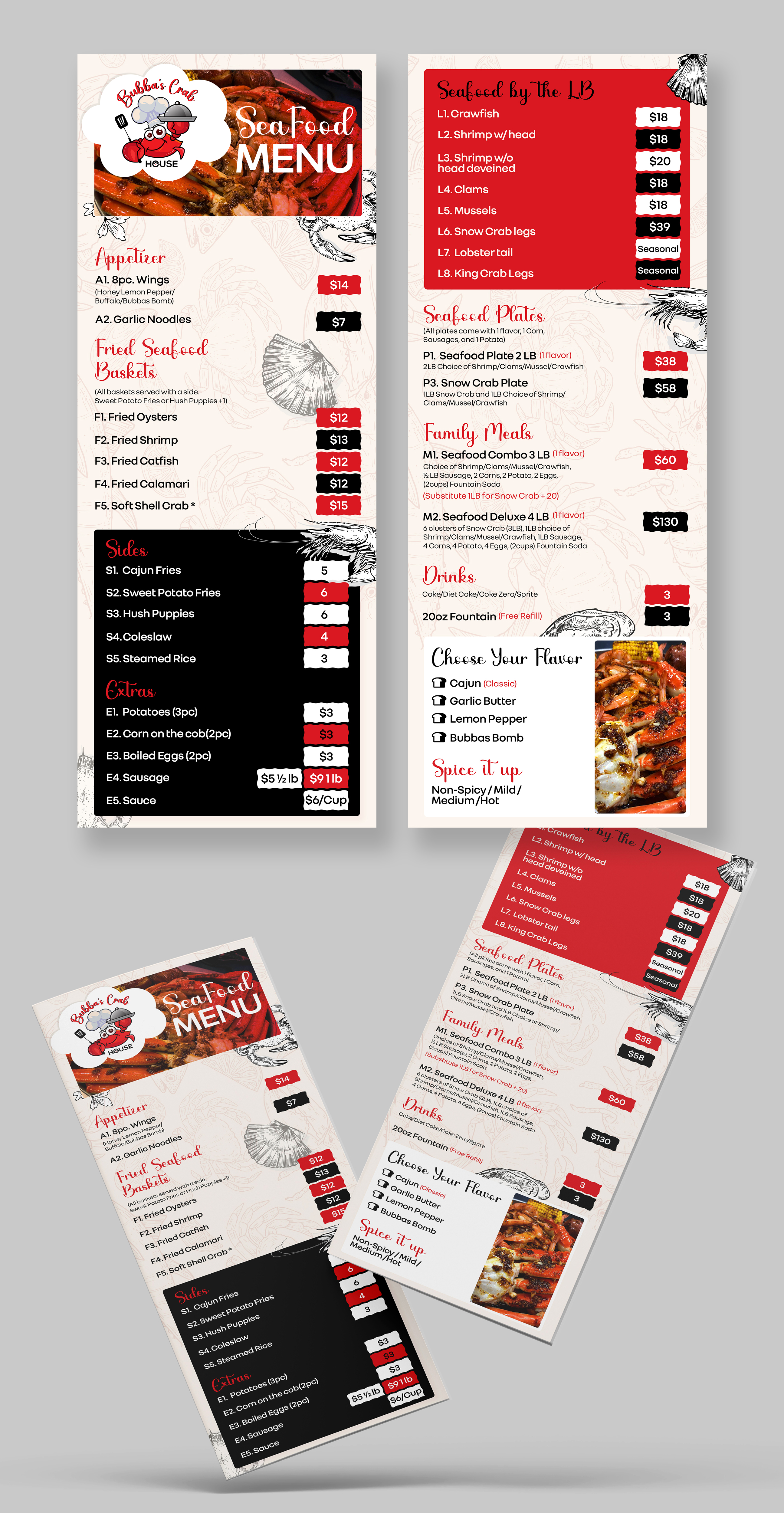 Diseño de Menú por Graphic Guy para este proyecto | Diseño #32260624