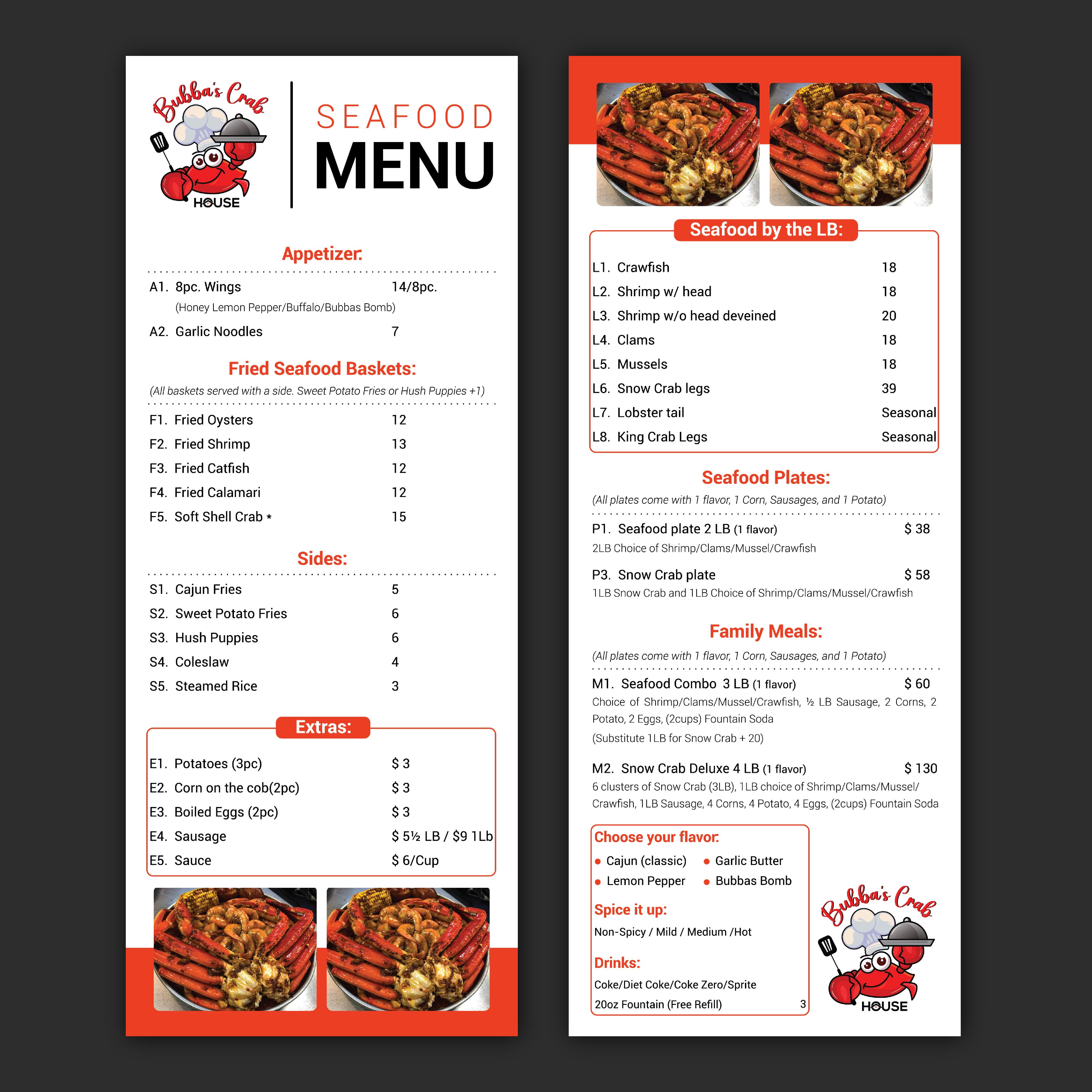 Diseño de Menú por Bidita Saha para este proyecto | Diseño #32265343