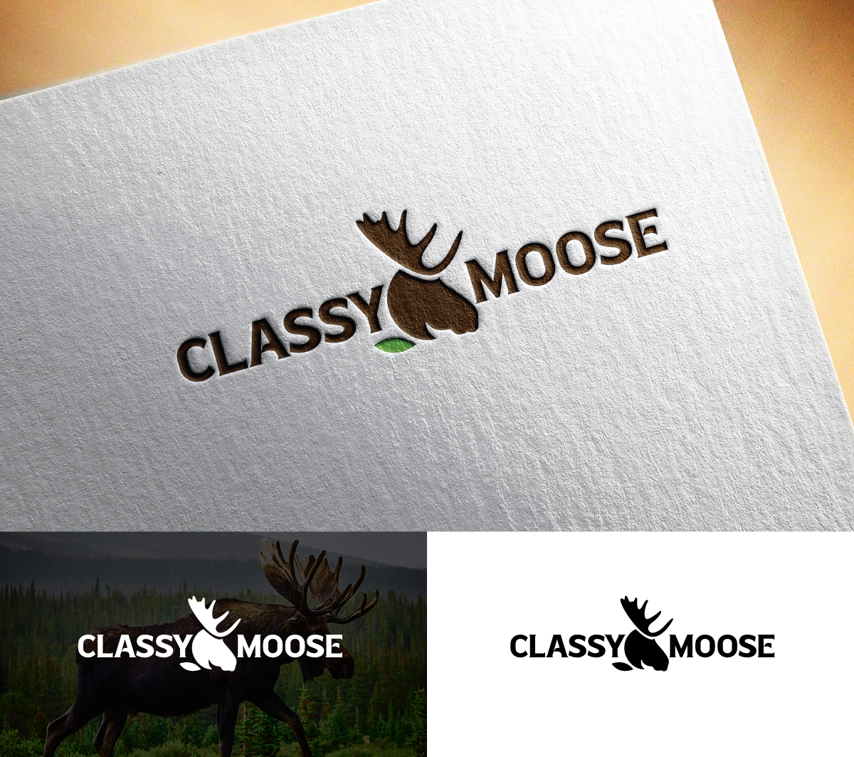 Logo Design by Logo Stock for Classy Moose | Design #32259477