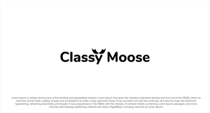 Logo Design by Student_art for Classy Moose | Design: #32283904