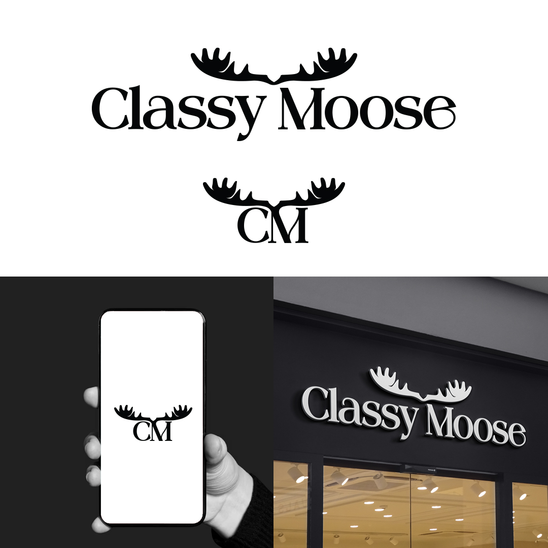Logo Design by circledsg for Classy Moose | Design #32268743