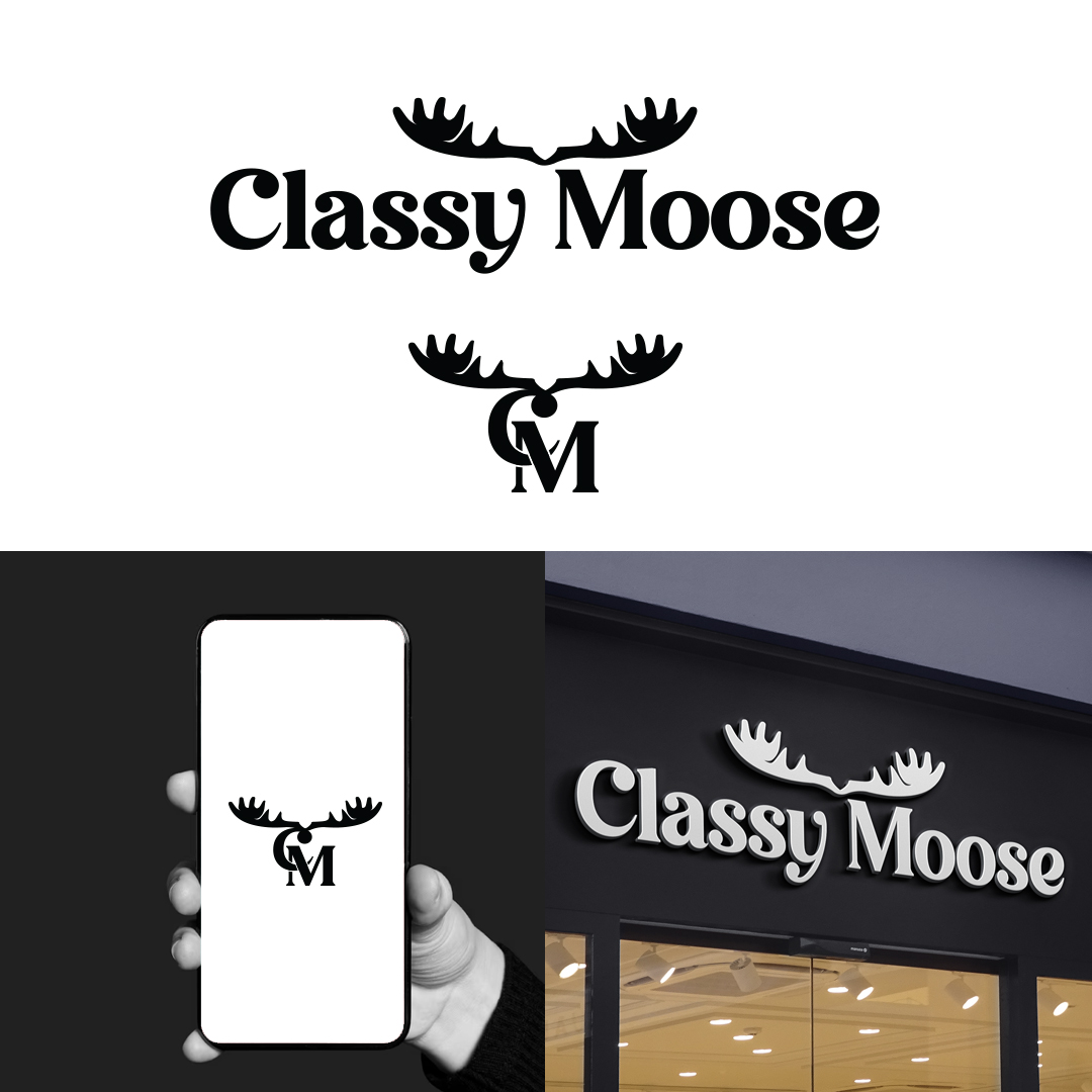 Logo Design by circledsg for Classy Moose | Design #32271957