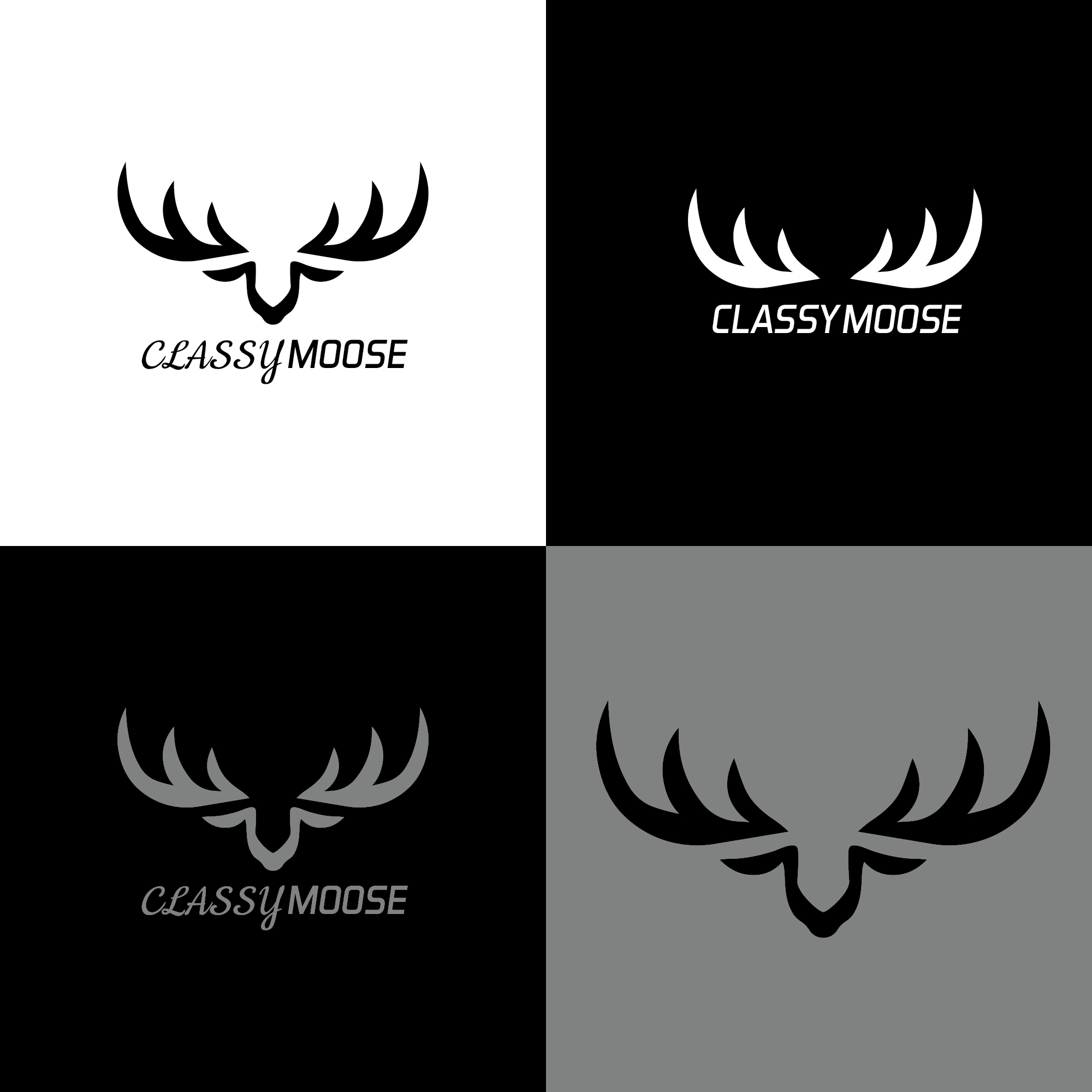 Logo Design by Indra Mahendra for Classy Moose | Design #32274936