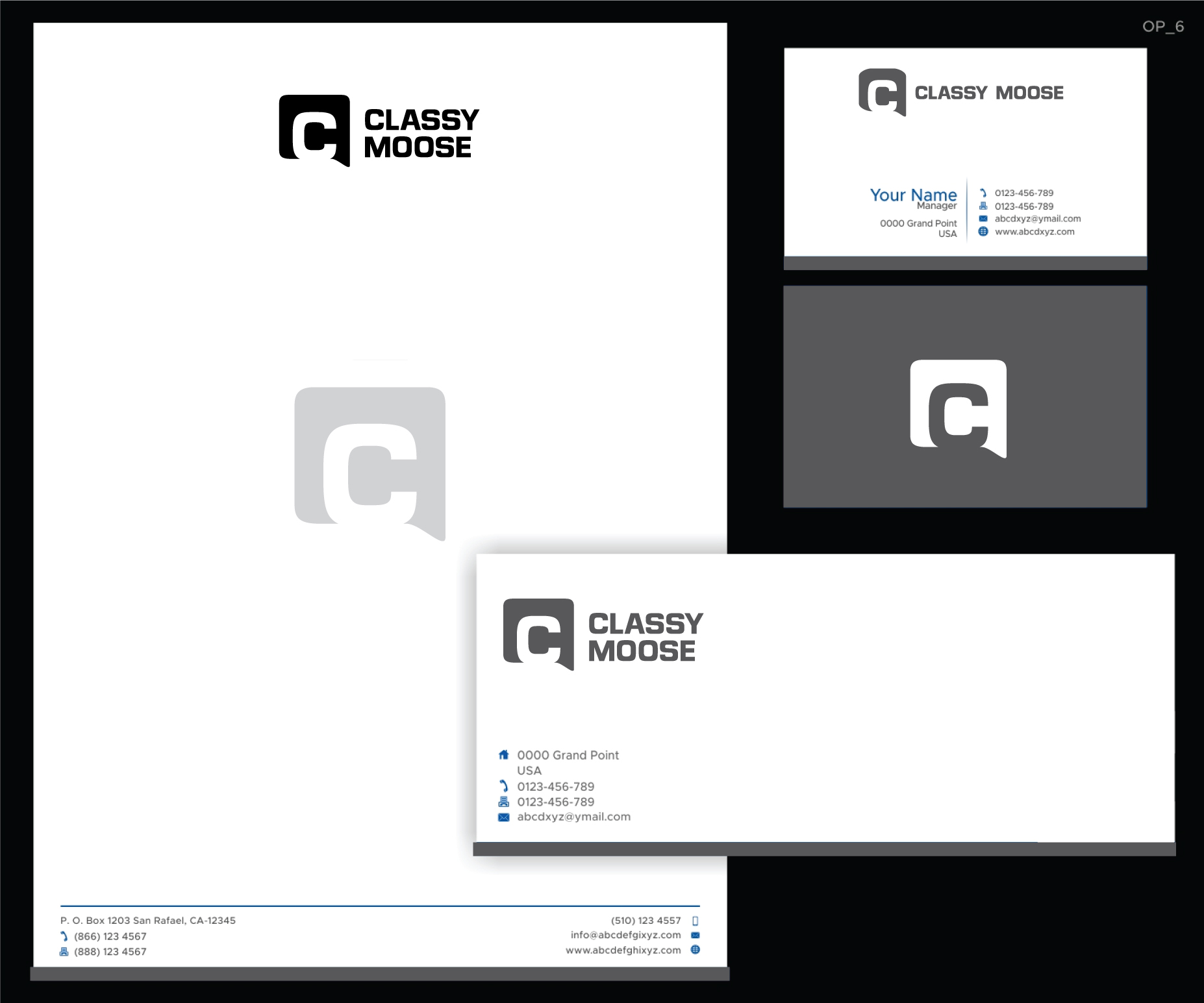Logo Design by step forward 2 for Classy Moose | Design #32259967