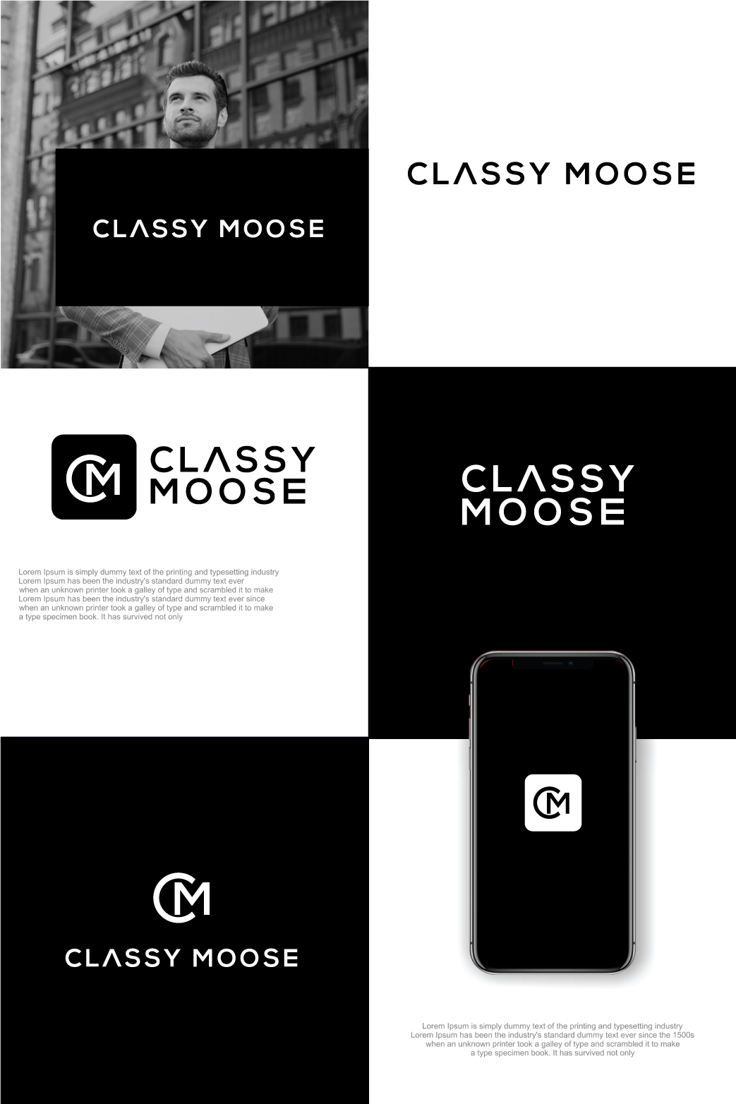 Logo Design by step forward 2 for Classy Moose | Design #32279068