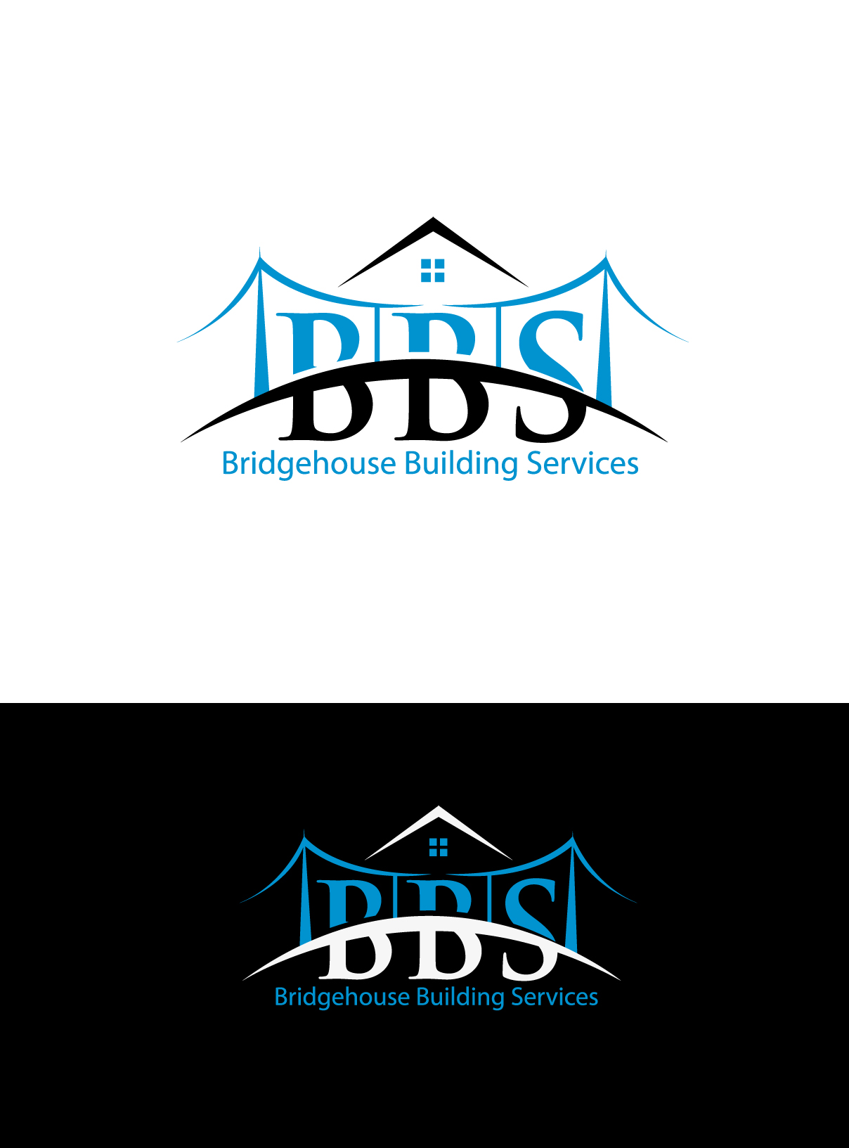 Logo Design by LogoPoko for Bridgehouse Building Services  | Design #32257701