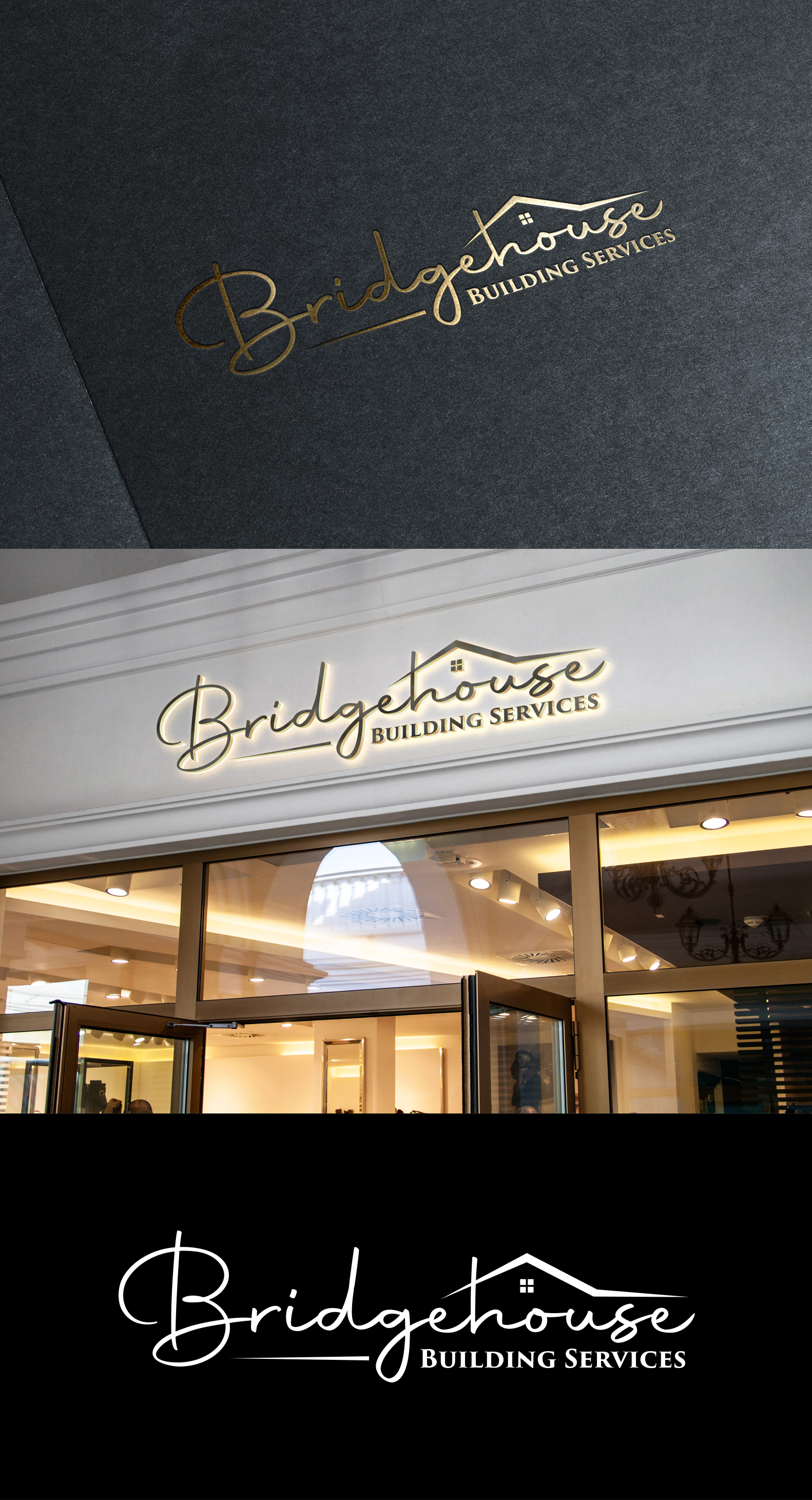 Logo Design by Soonia for Bridgehouse Building Services  | Design #32254585