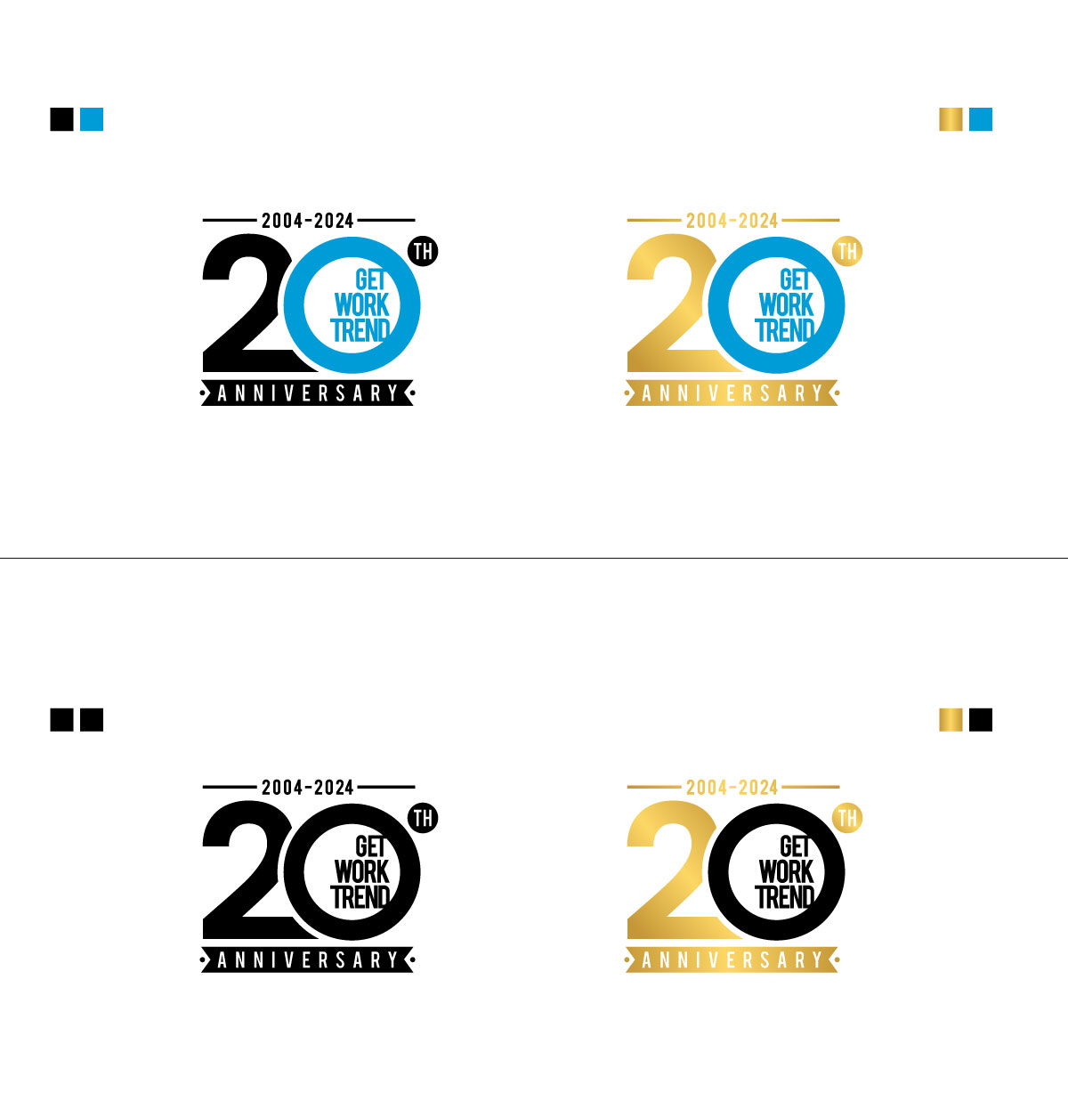 Logo Design by jonkonrad for Get Work Trend Kft. | Design #32262934