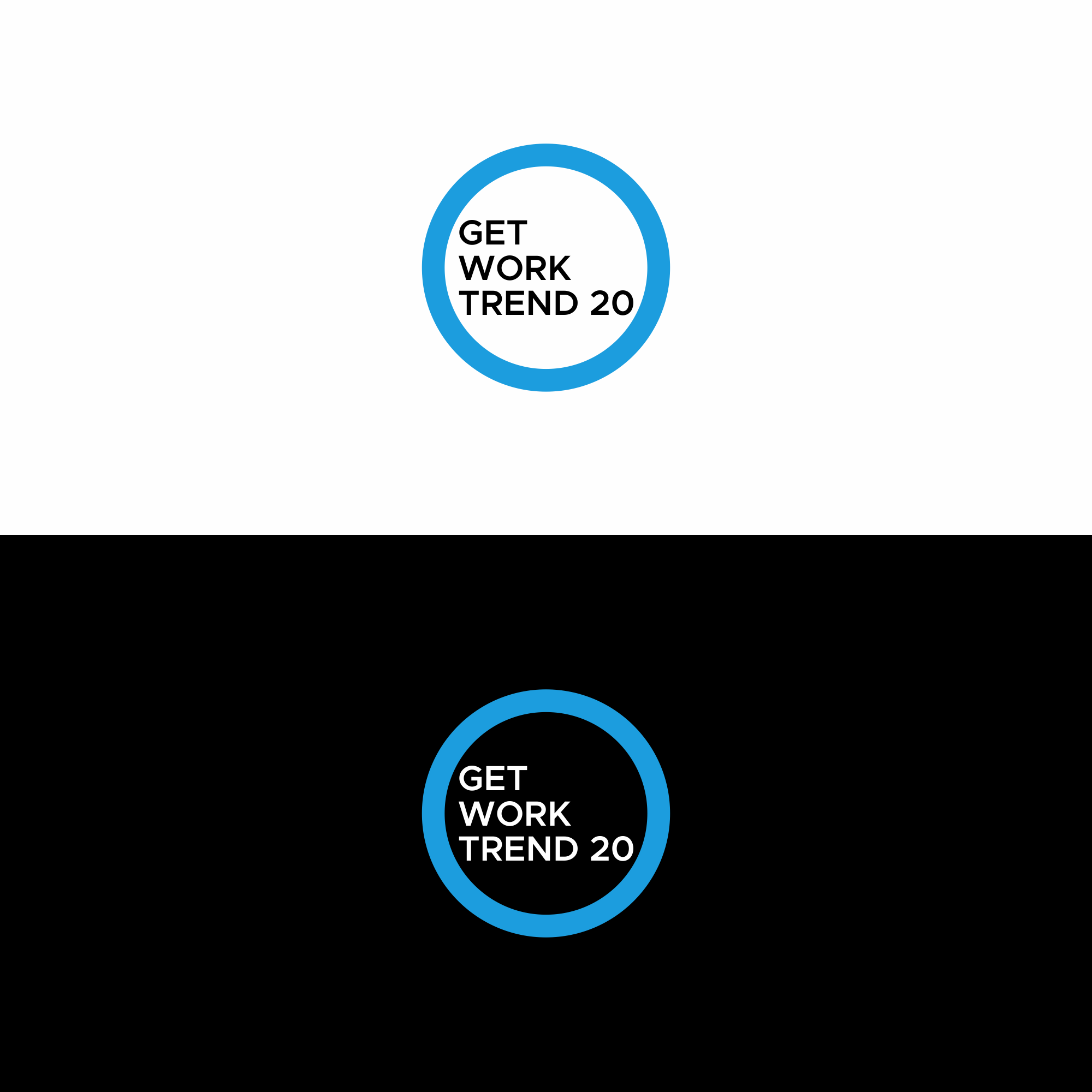 Logo Design by Javanis for Get Work Trend Kft. | Design #32575465