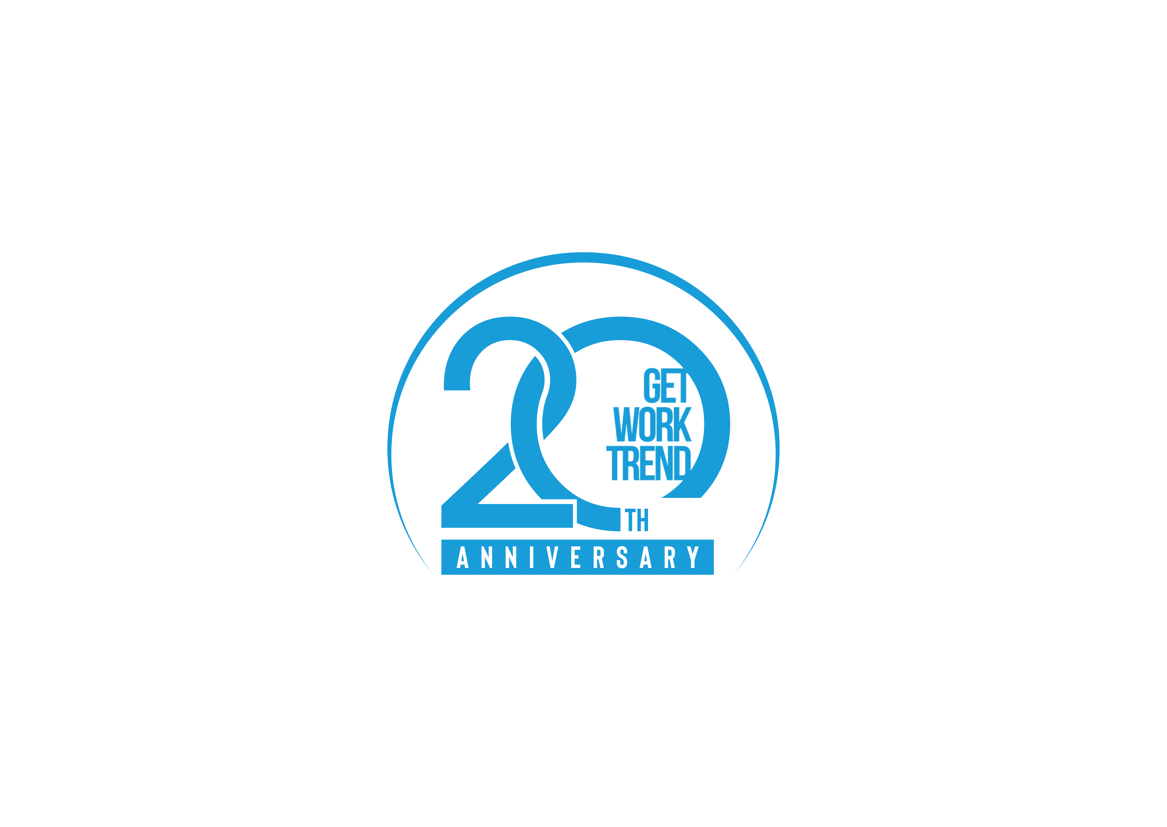 Logo Design by Excellar Hub for Get Work Trend Kft. | Design #32257283