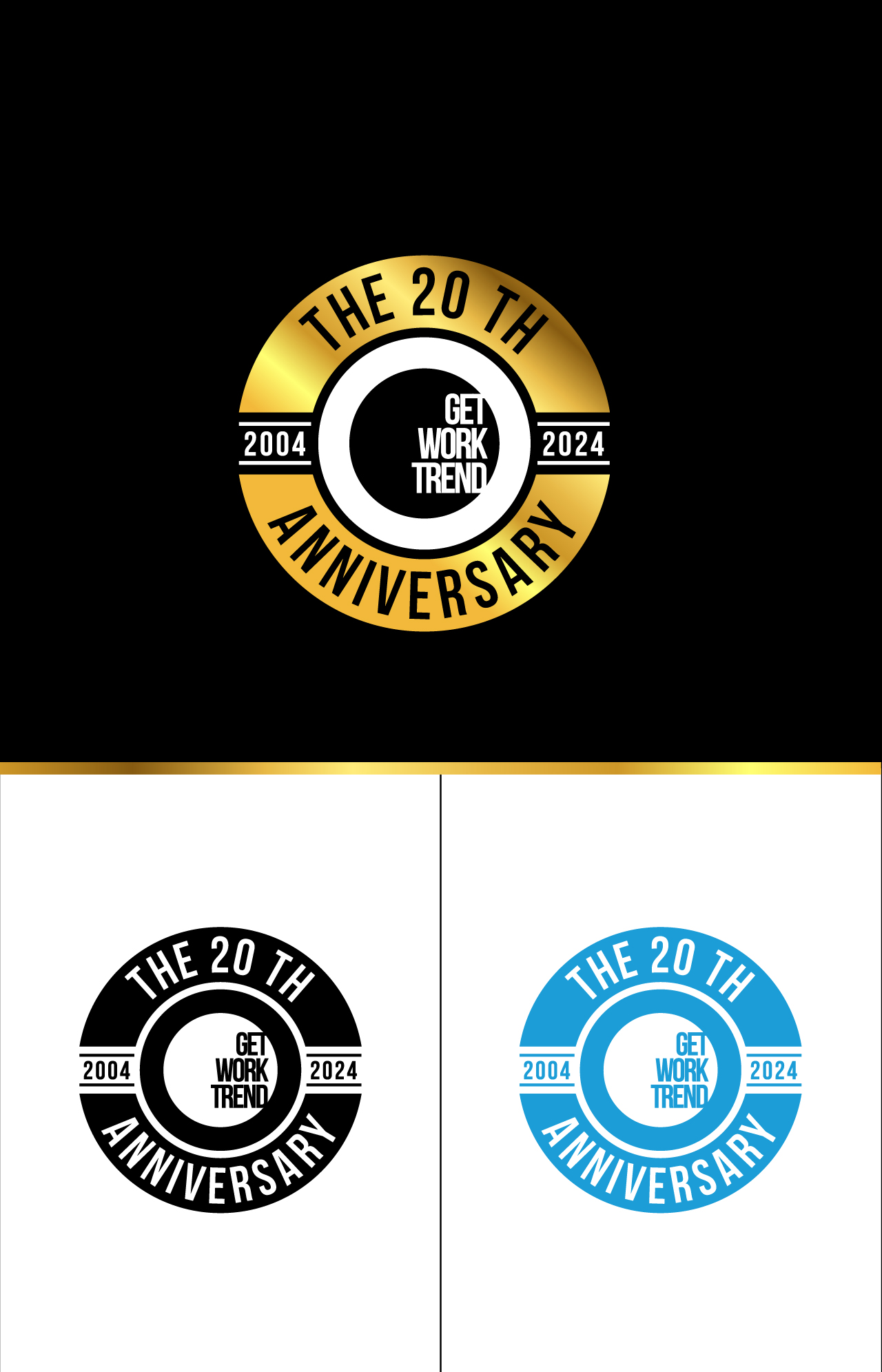 Logo Design by Dotlash for Get Work Trend Kft. | Design #32549870