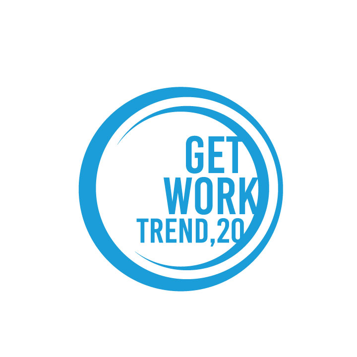 Logo Design by hosnaart for Get Work Trend Kft. | Design #32303856