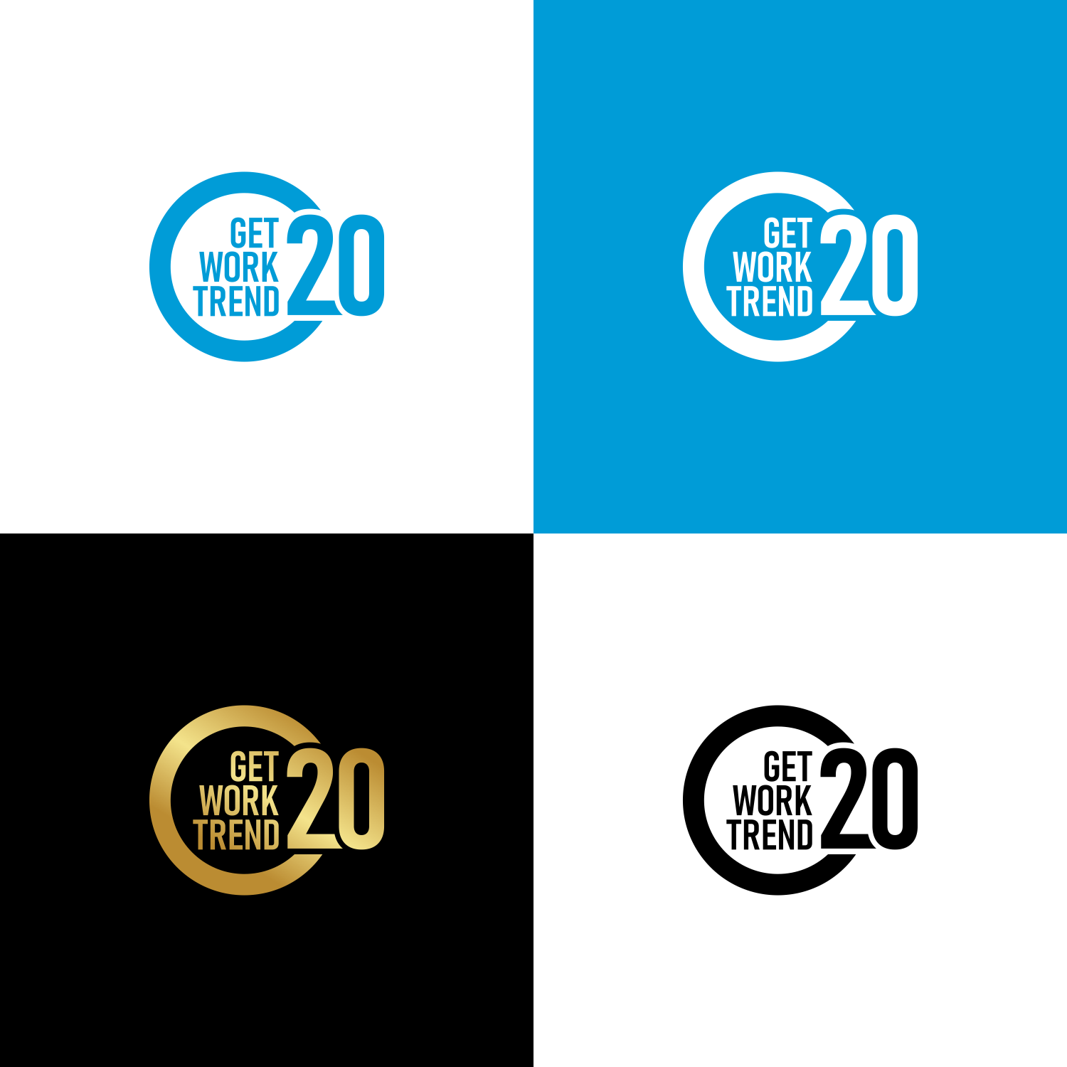 Diseño de Logo por Kenshin777 para Get Work Trend Kft. | Diseño #32510749